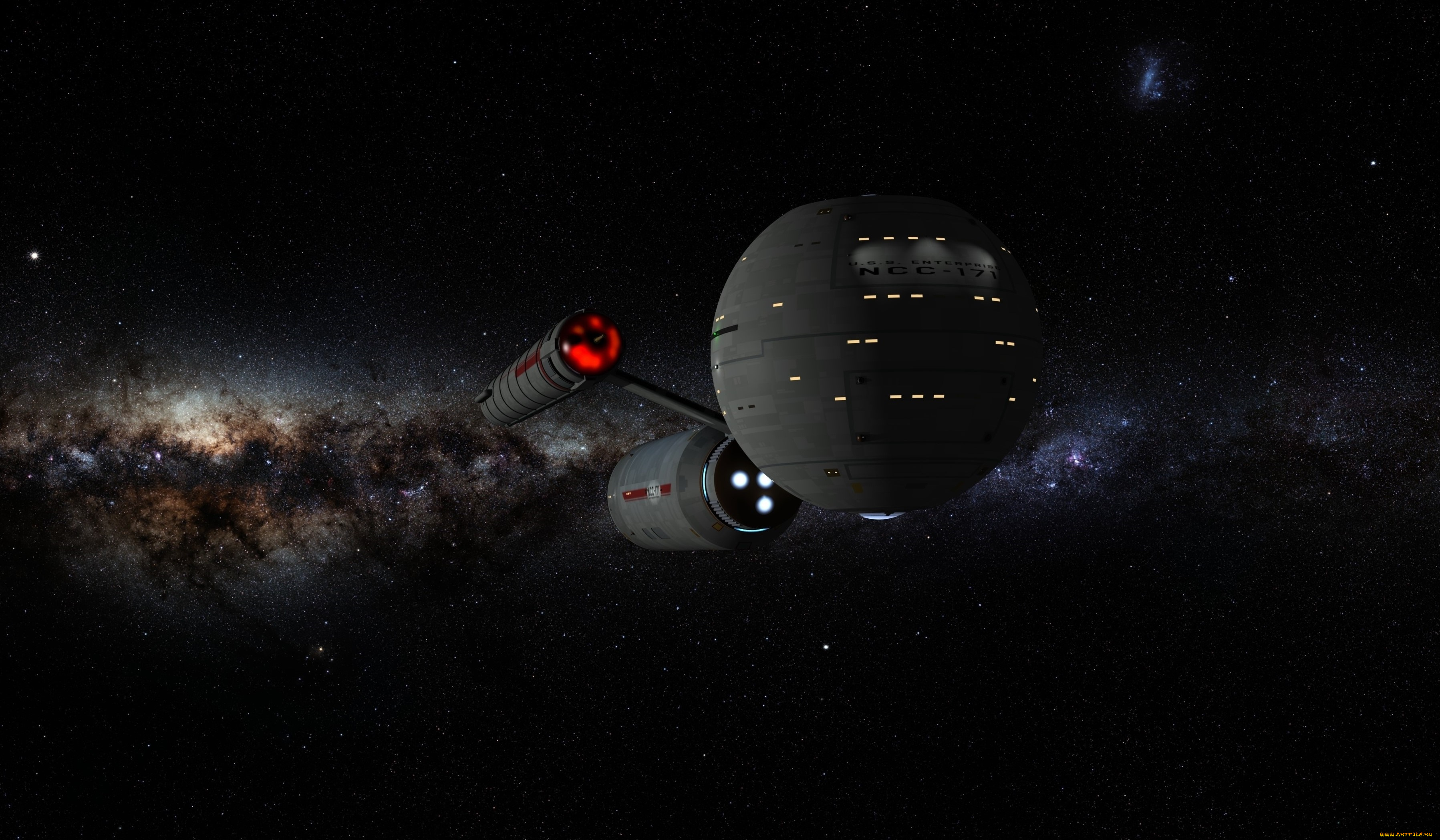 космос, арт, вселенная, полет, космический, корабль