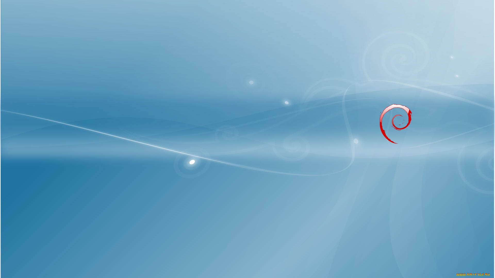 компьютеры, debian, фон, логотип