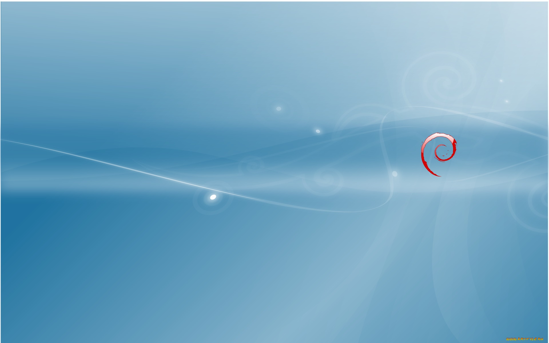 компьютеры, debian, фон, логотип