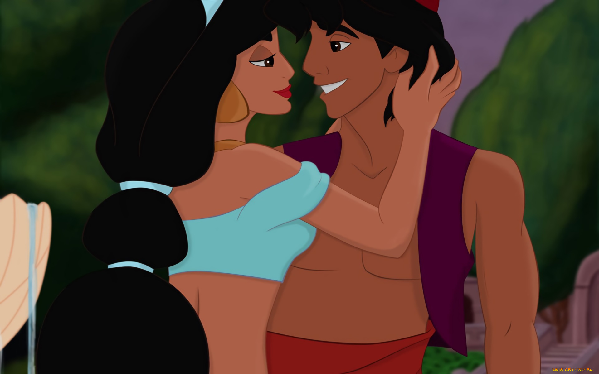 мультфильмы, aladdin, персонажи