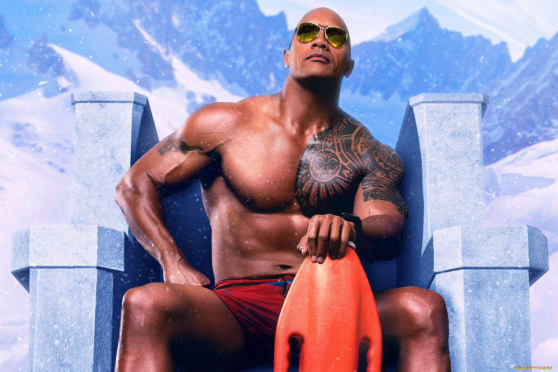 кино, фильмы, baywatch, 2017, , сериал, dwayne, johnson, 2017, baywatch