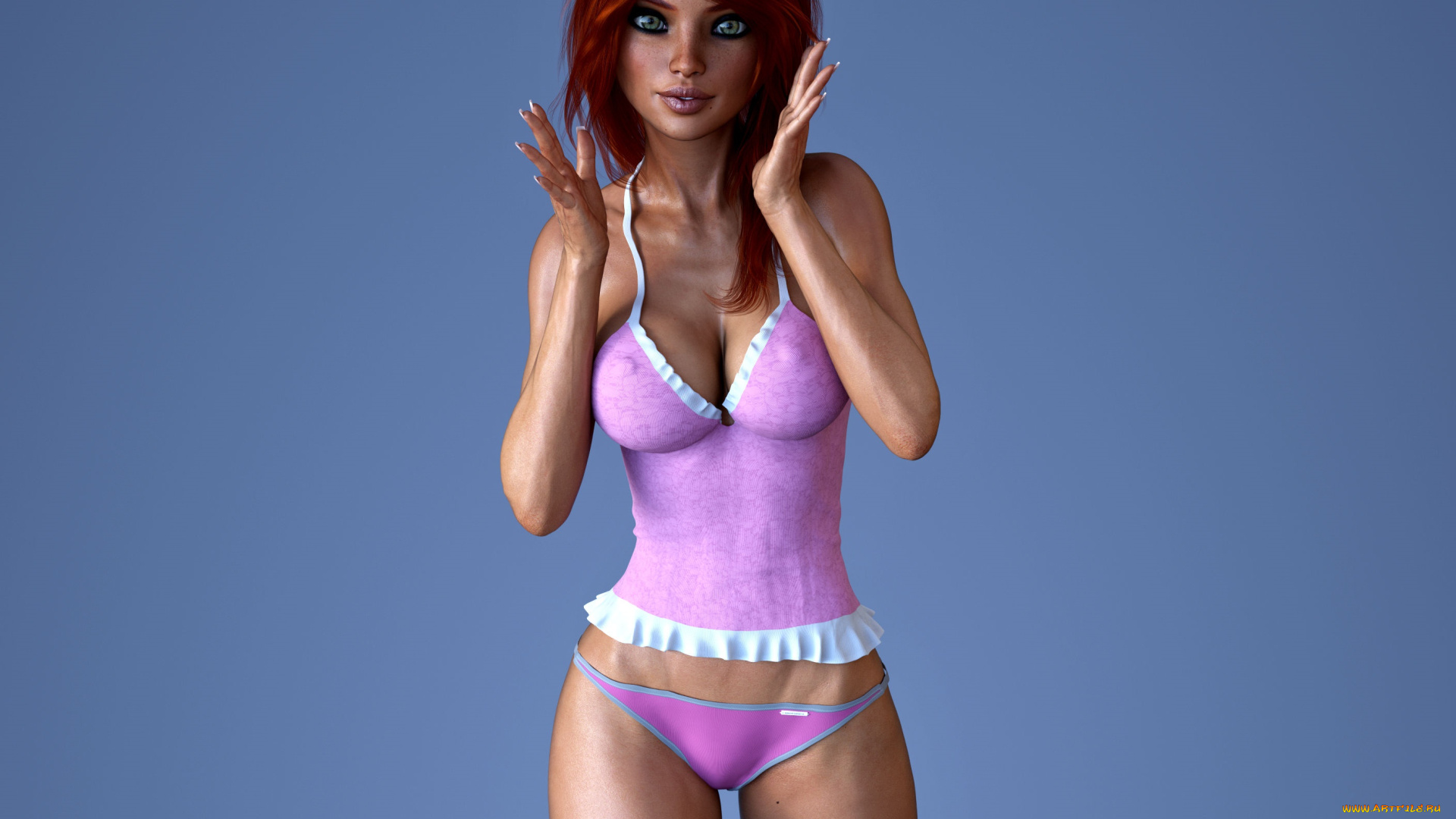 3д, графика, люди, , people, взгляд, девушка, фон