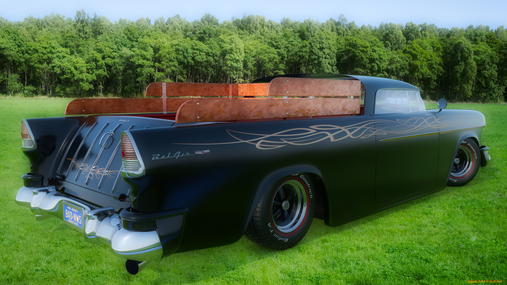 автомобили, 3д, фон, автомобиль