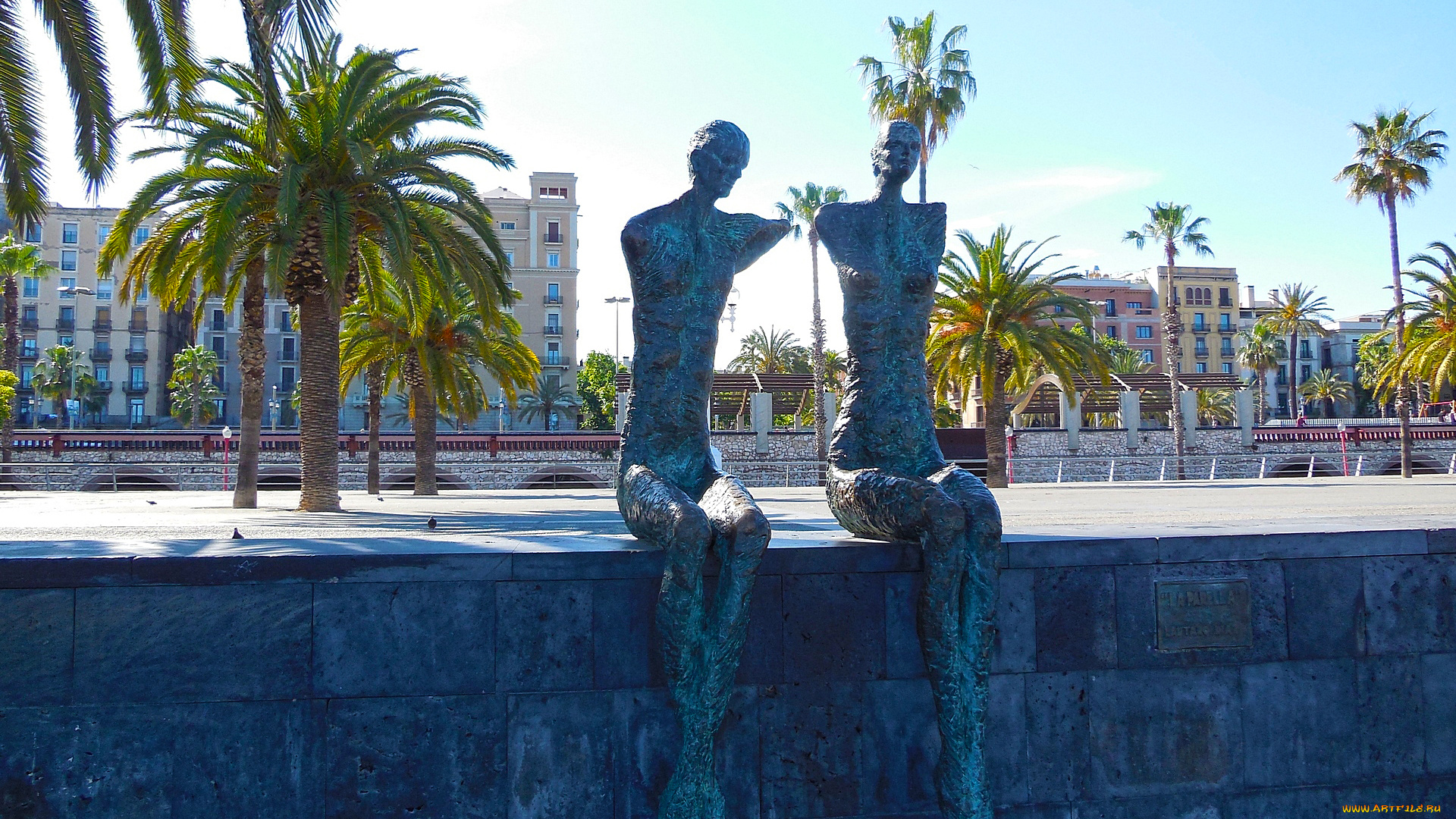 барселона, города, -, памятники, , скульптуры, , арт-объекты, пальма