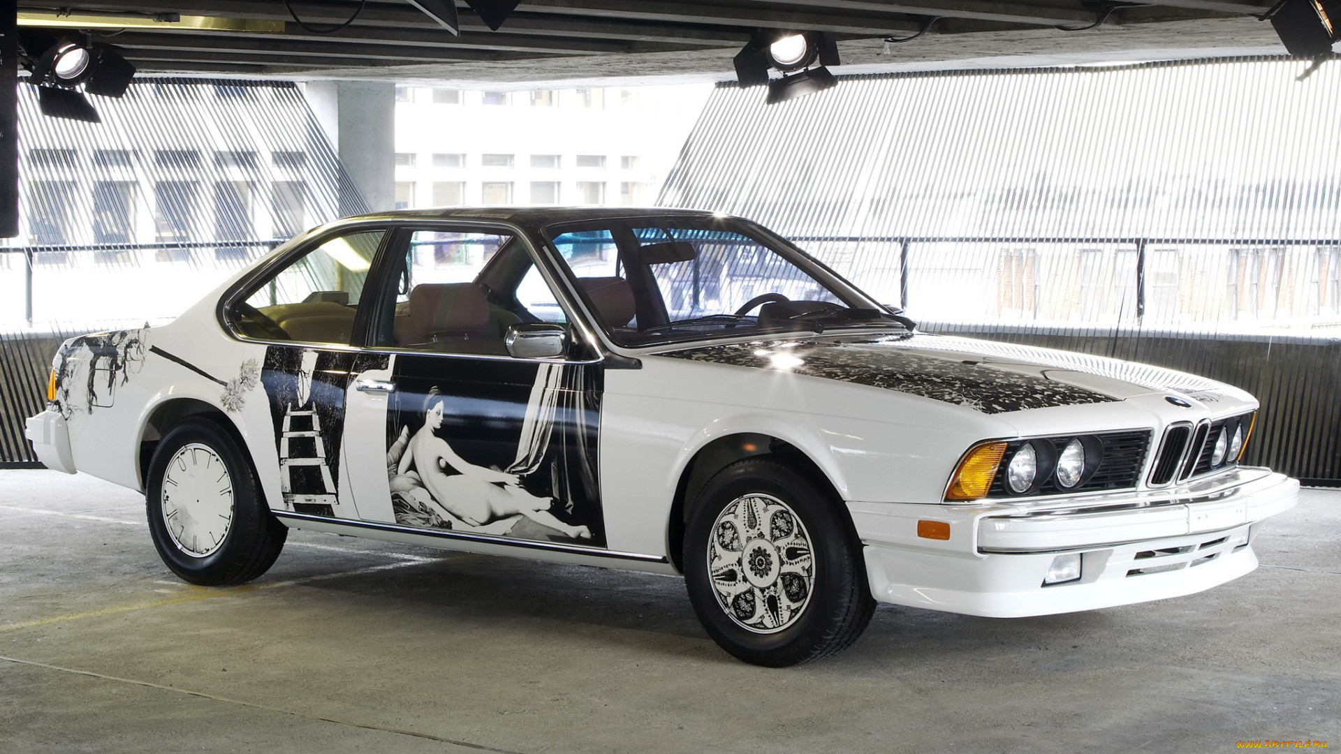 bmw, 635, csi, art, car, by, robert, rauschenberg, 1986, автомобили, bmw, rauschenberg, robert, car, art, 1986, csi, 635