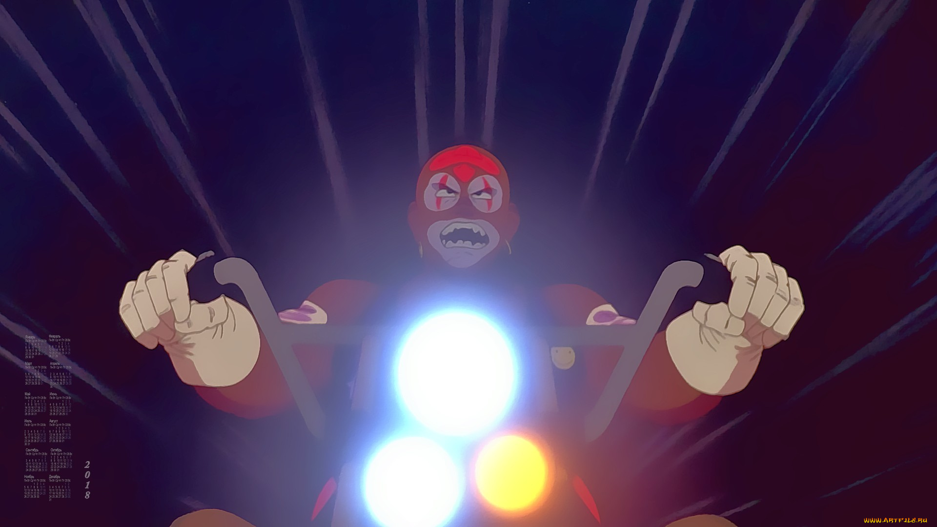 календари, аниме, человек, 2018, ночь, фара