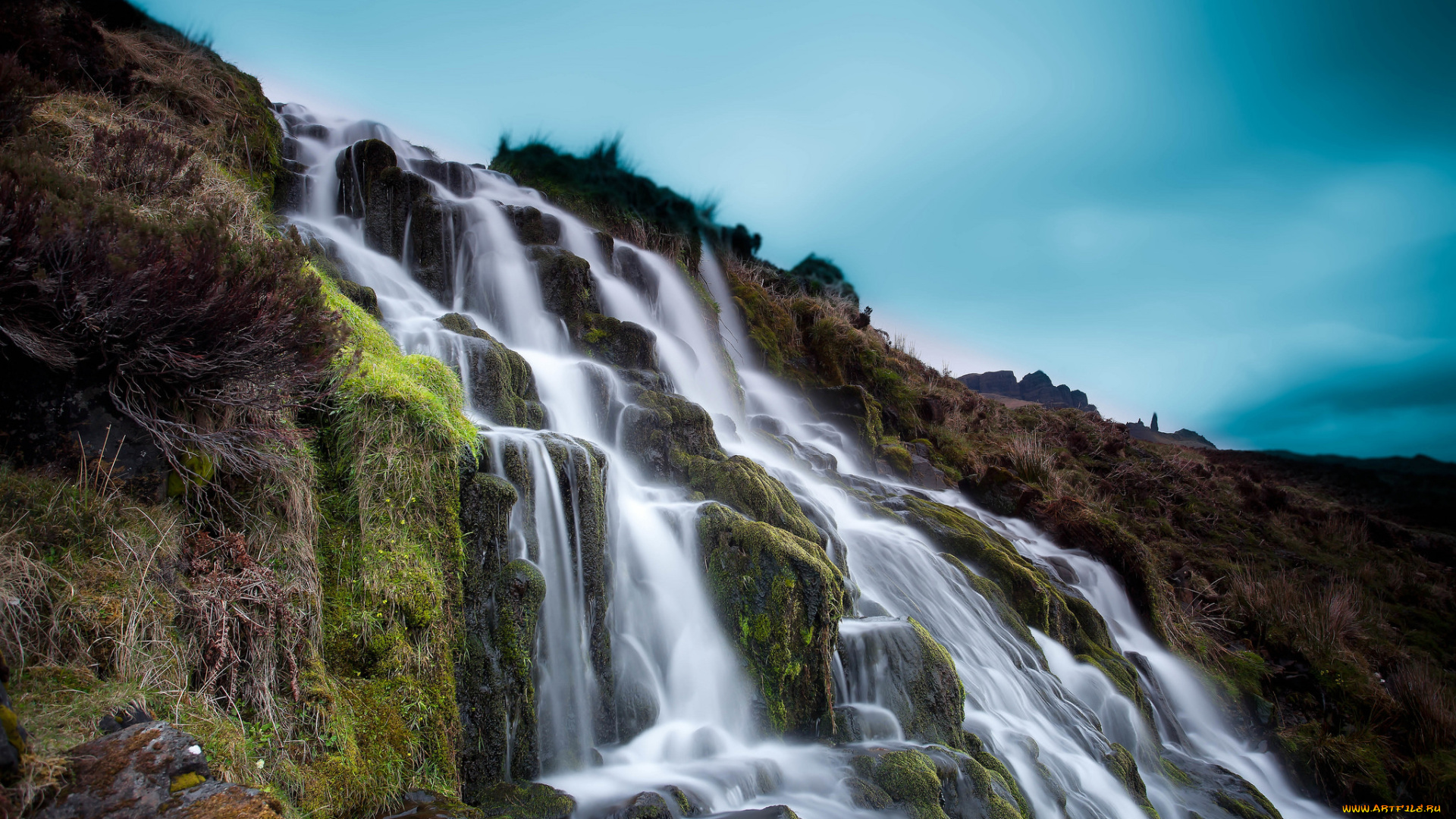 природа, водопады, простор