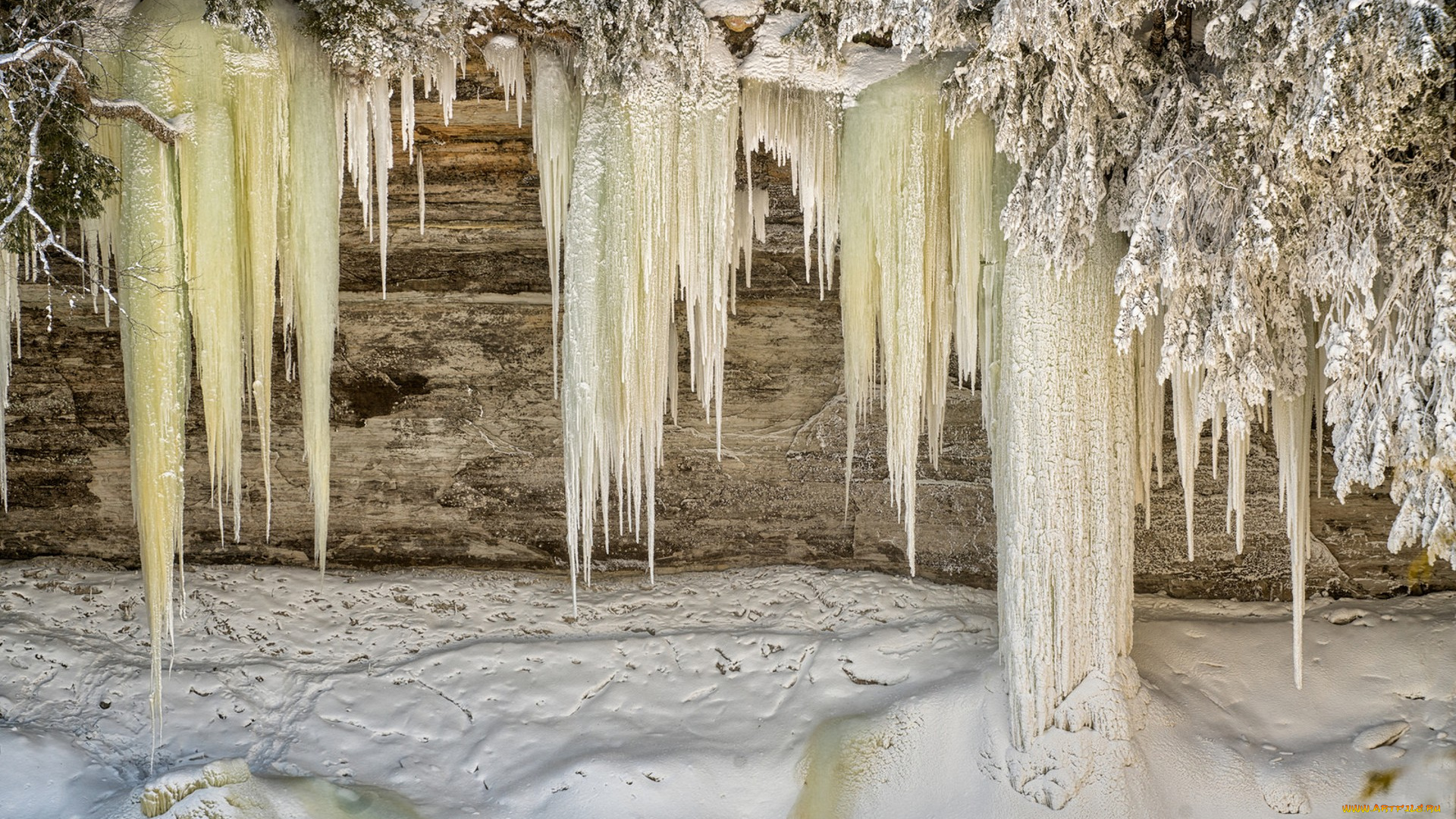 природа, зима, простор