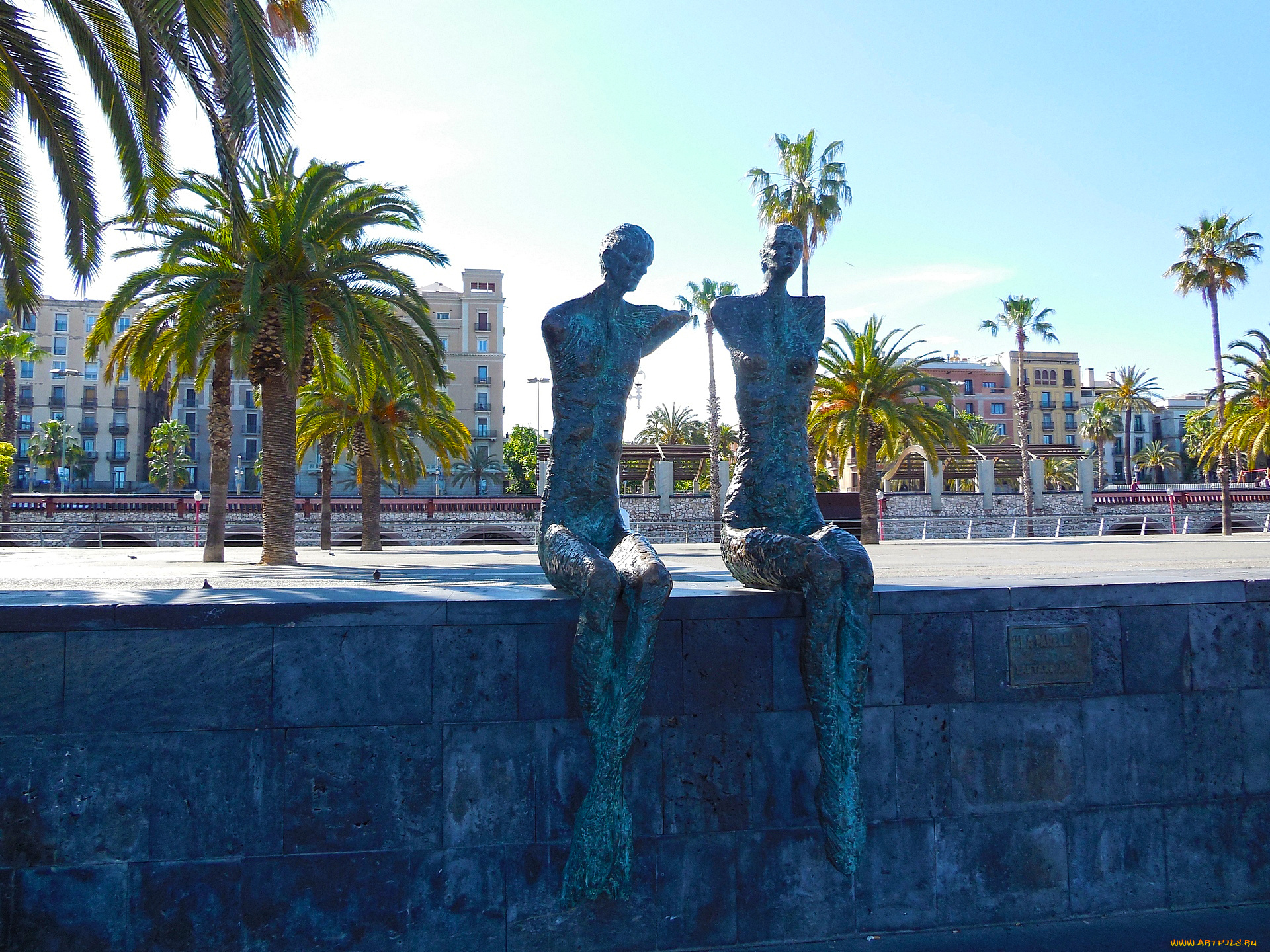 барселона, города, -, памятники, , скульптуры, , арт-объекты, пальма