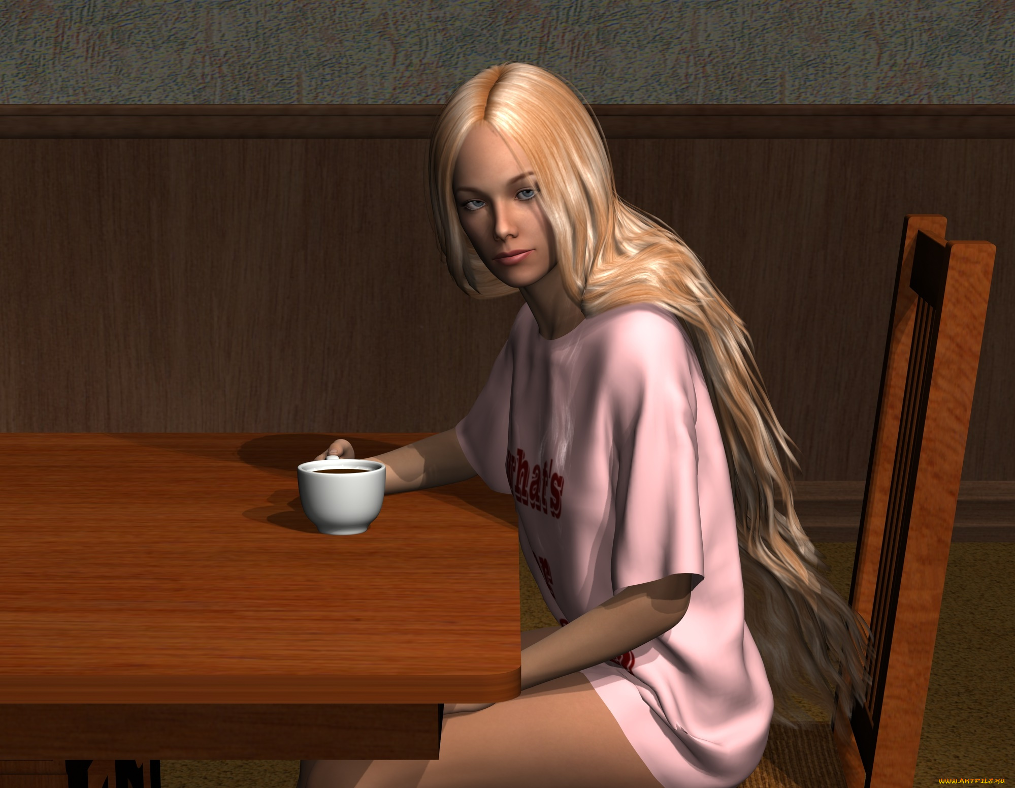 3д, графика, люди, , people, девушка, взгляд, фон