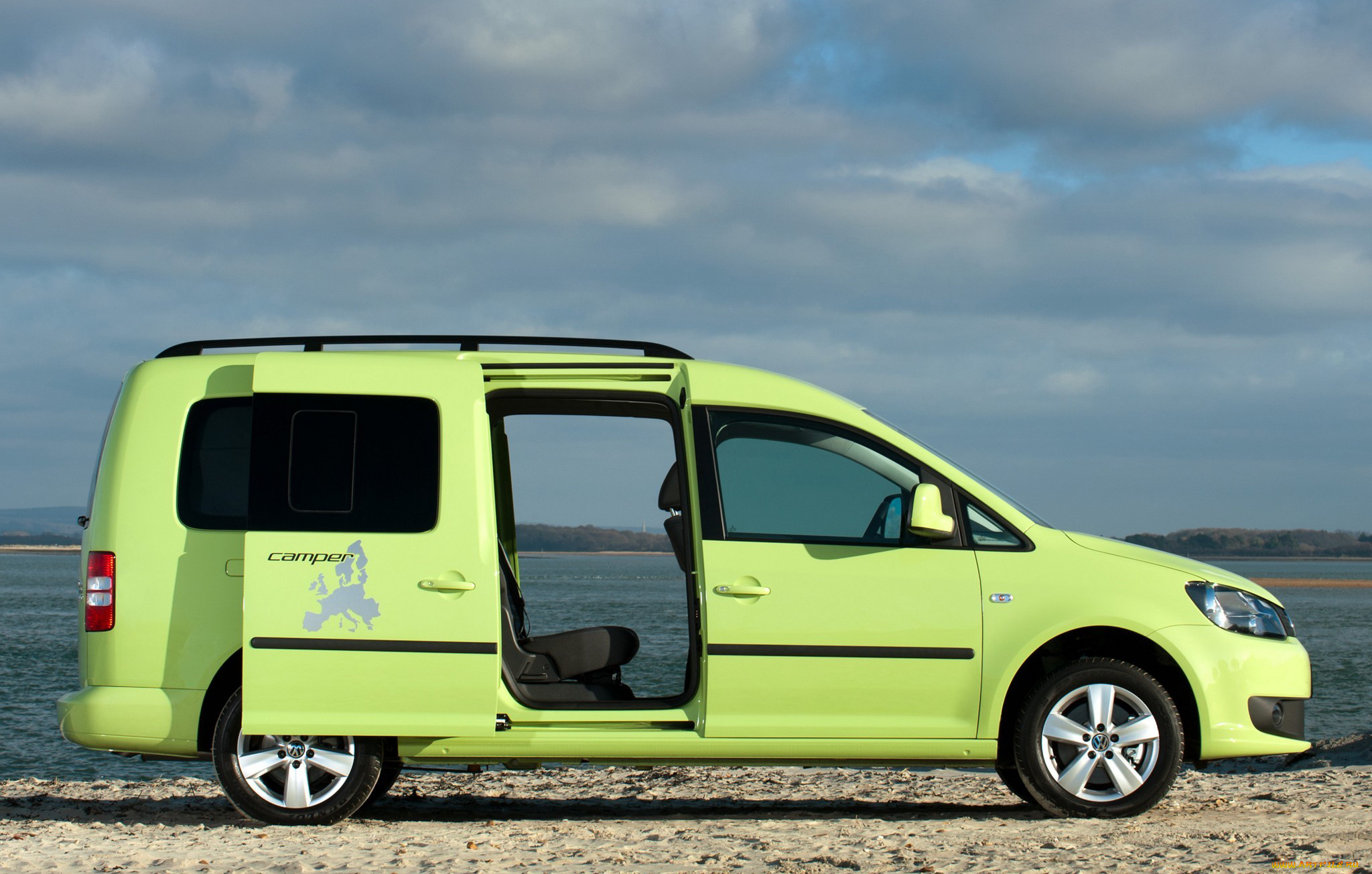 volkswagen, caddy, camper, uk-spec, 2013, автомобили, volkswagen, caddy, camper, uk-spec, 2013