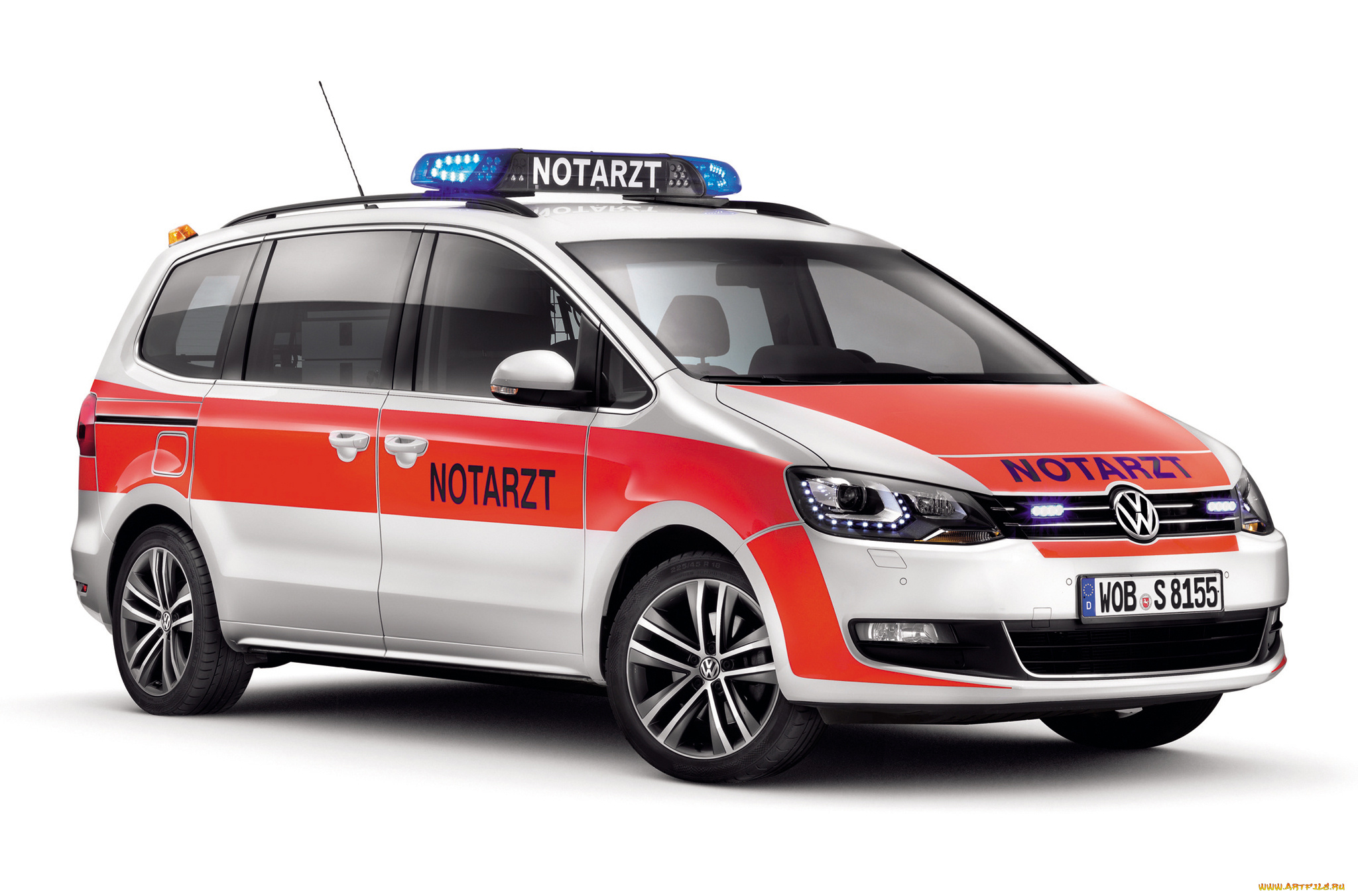 volkswagen, sharan, notarzt, 2010, автомобили, скорая, помощь, volkswagen, sharan, notarzt, 2010