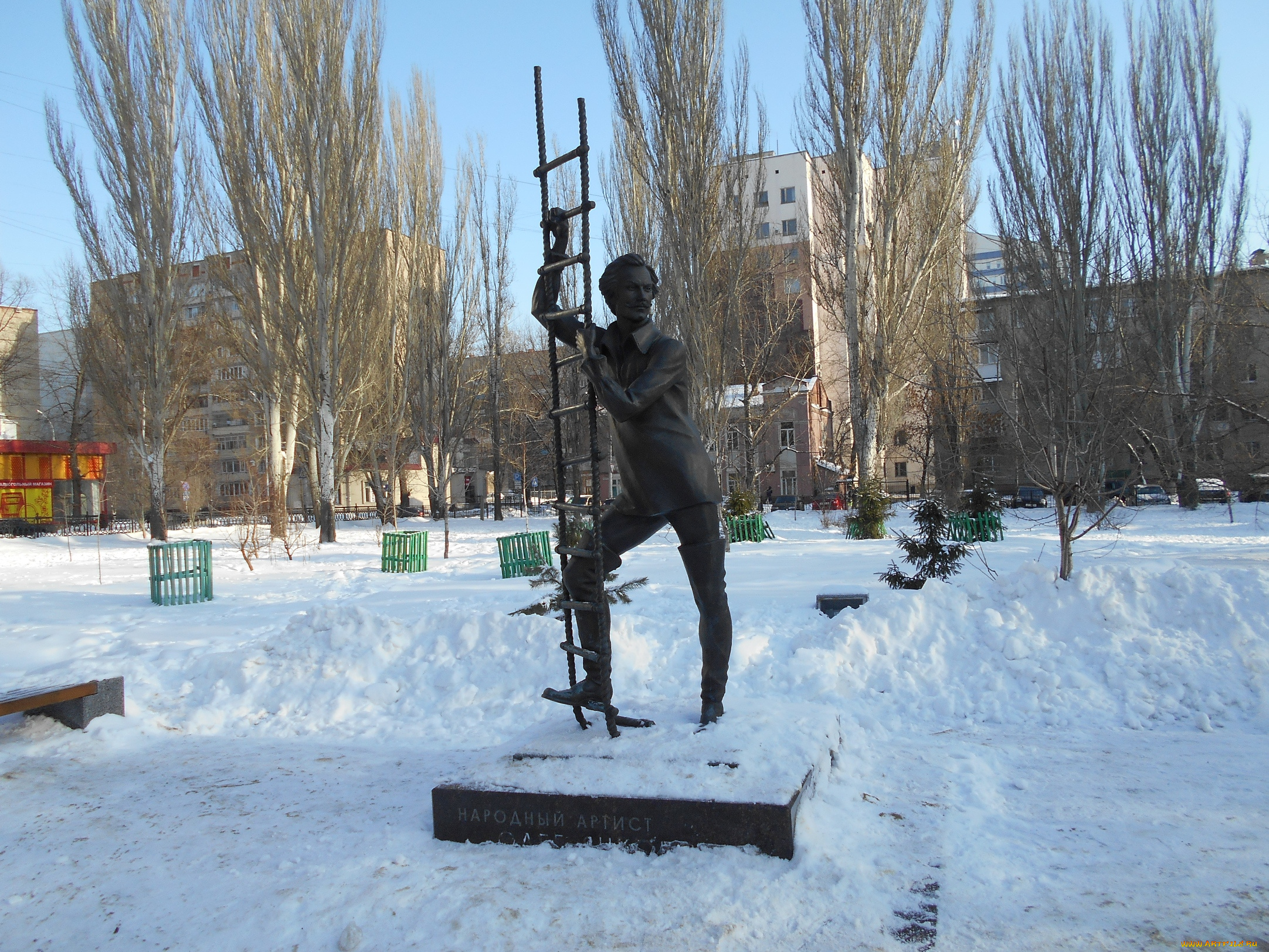 памятник, олегу, Янковскому, города, -, памятники, , скульптуры, , арт-объекты, город, памятник, скульптура, актер, россия, саратов