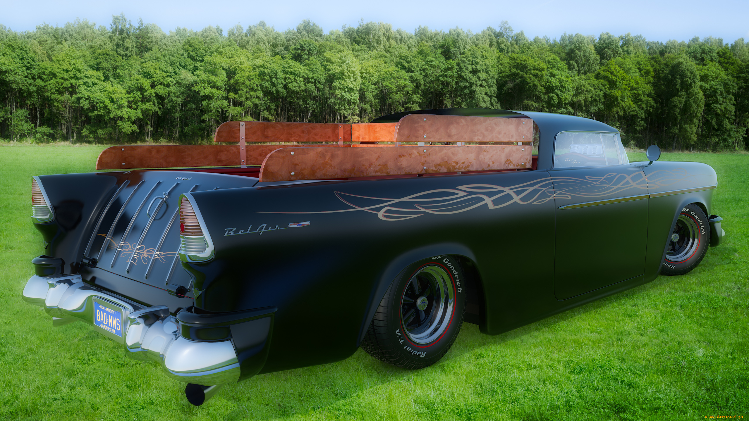 автомобили, 3д, фон, автомобиль