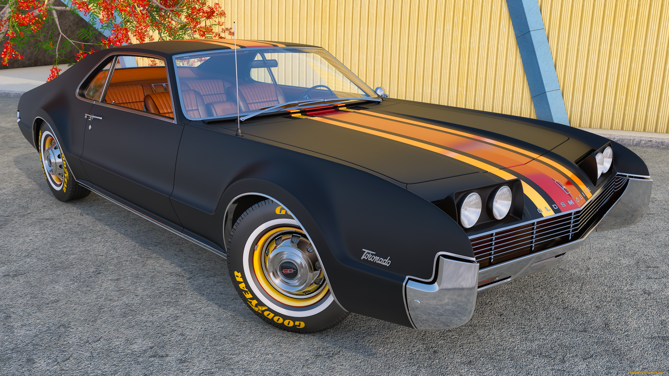 автомобили, 3д, фон, автомобиль