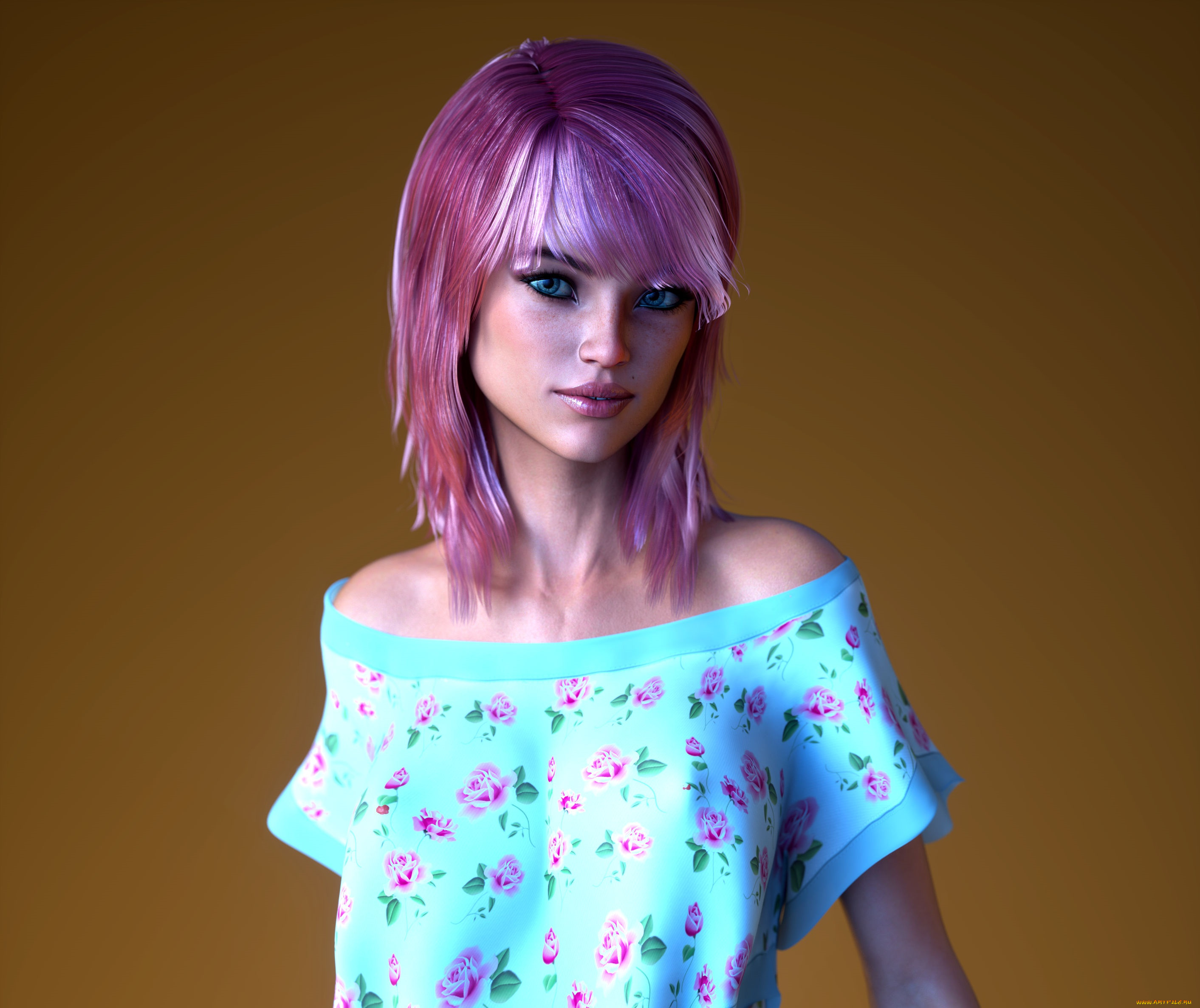 3д, графика, люди, , people, фон, взгляд, девушка