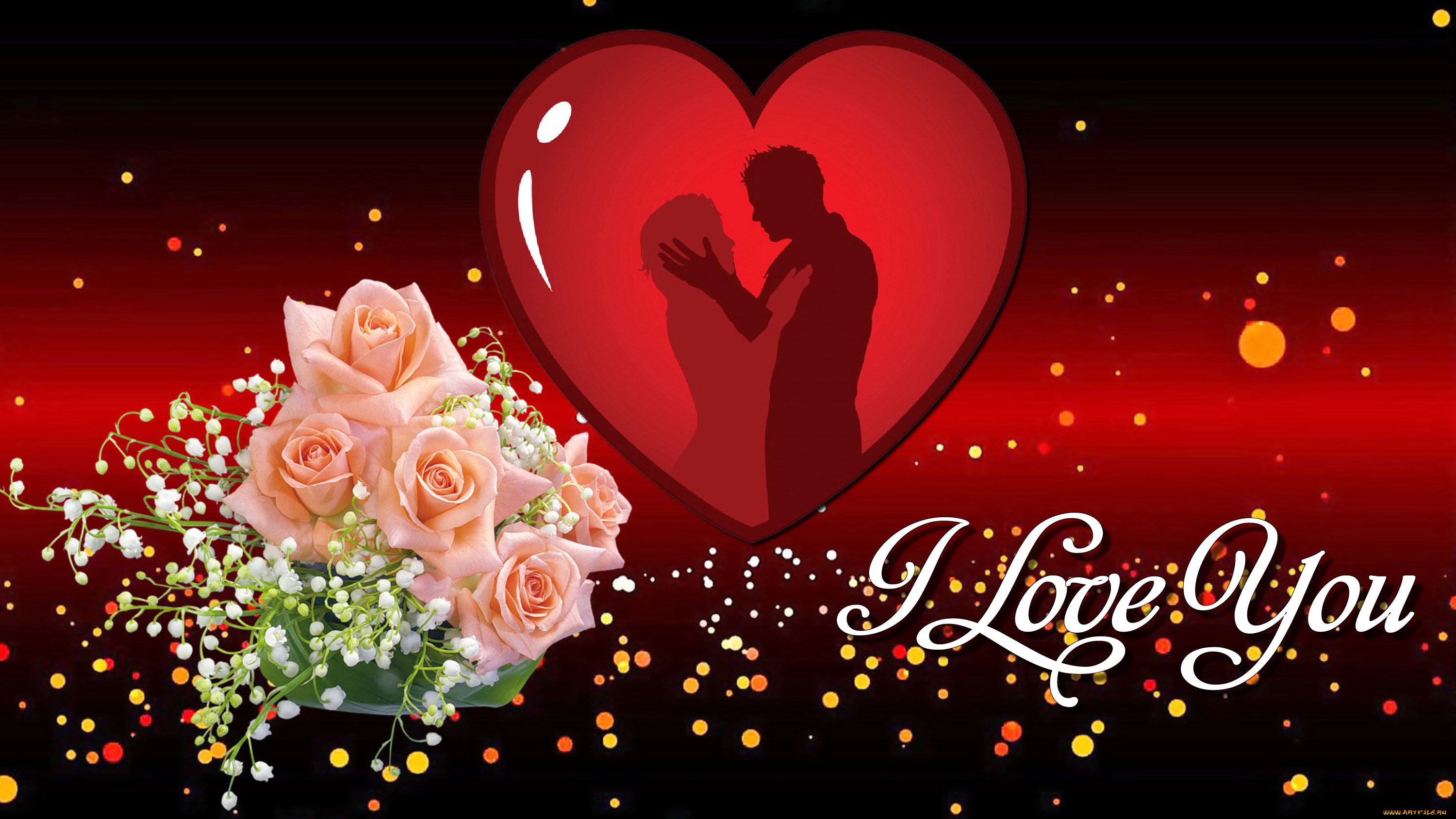 праздничные, день, святого, валентина, , сердечки, , любовь, фон, сердечки