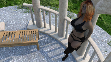 обоя 3д графика, люди , people, фон, взгляд, девушка