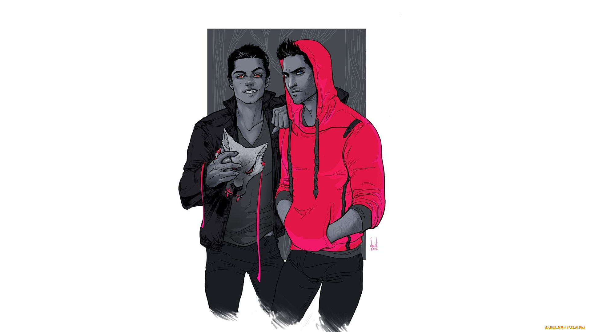 рисованное, кино, волчонок