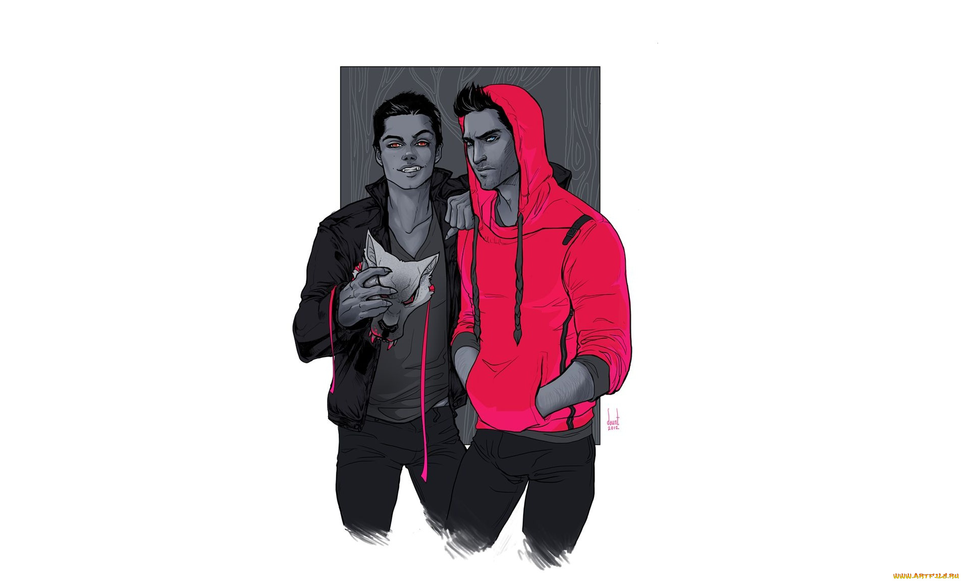 рисованное, кино, волчонок