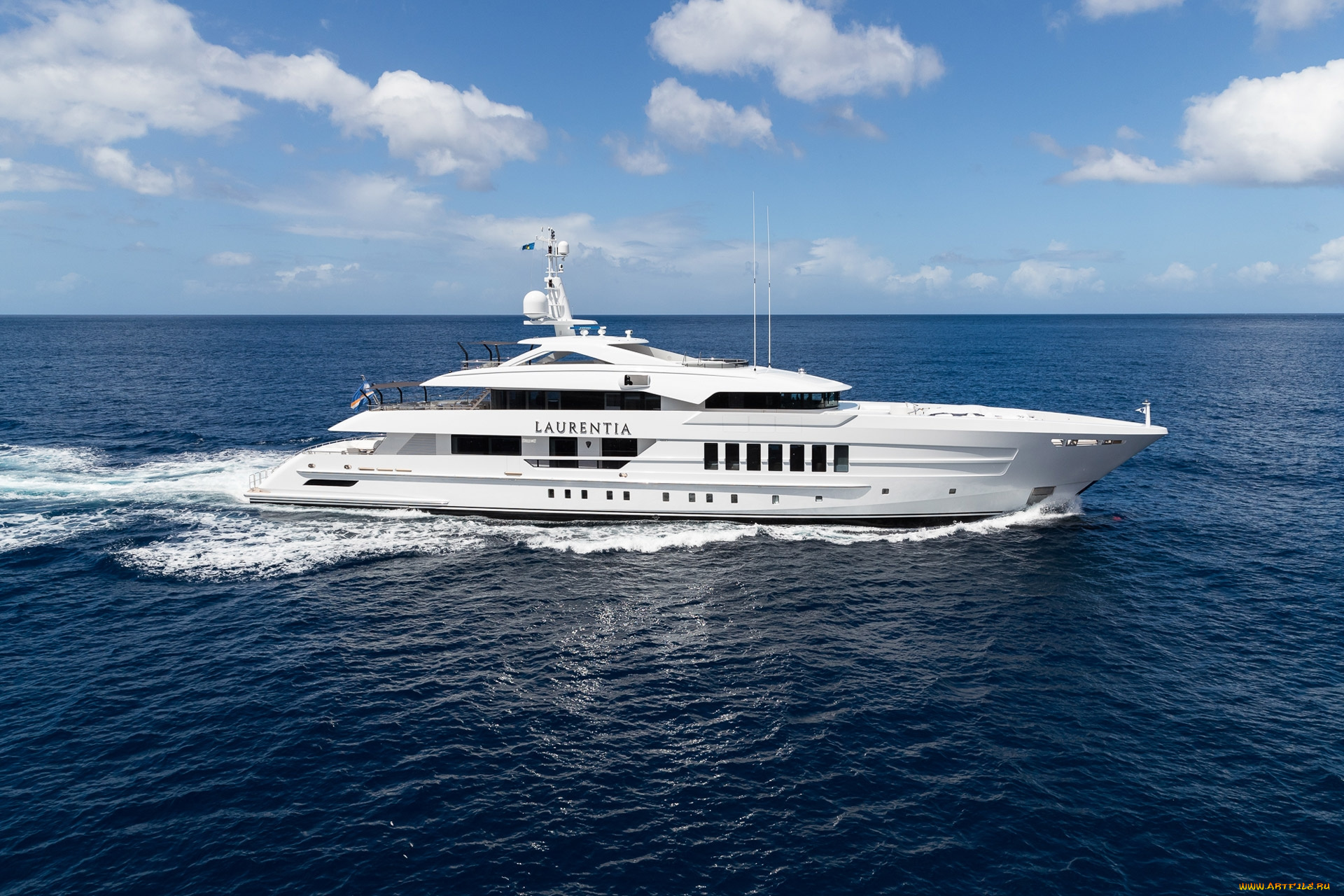 laurentia, корабли, яхты, яхта, супер, море, облака