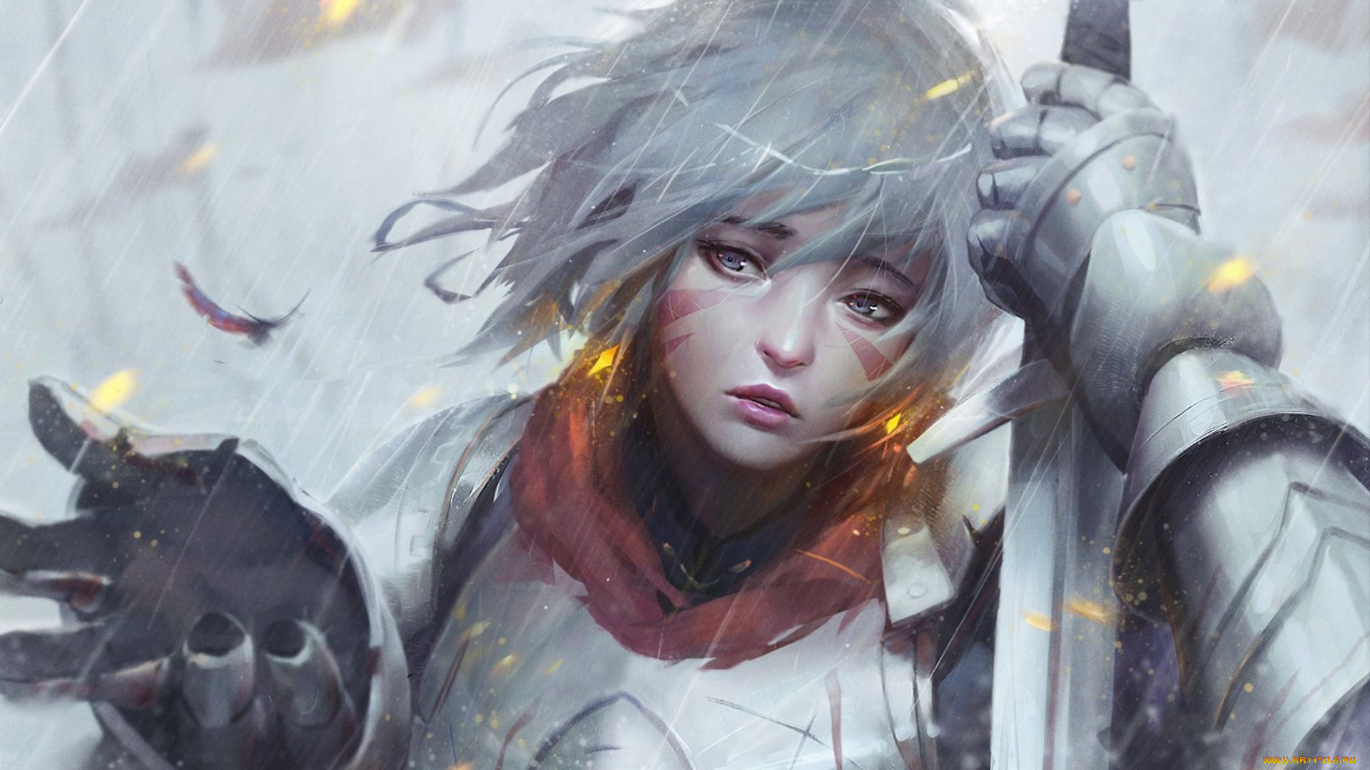 guweiz, фэнтези, девушки, девушка