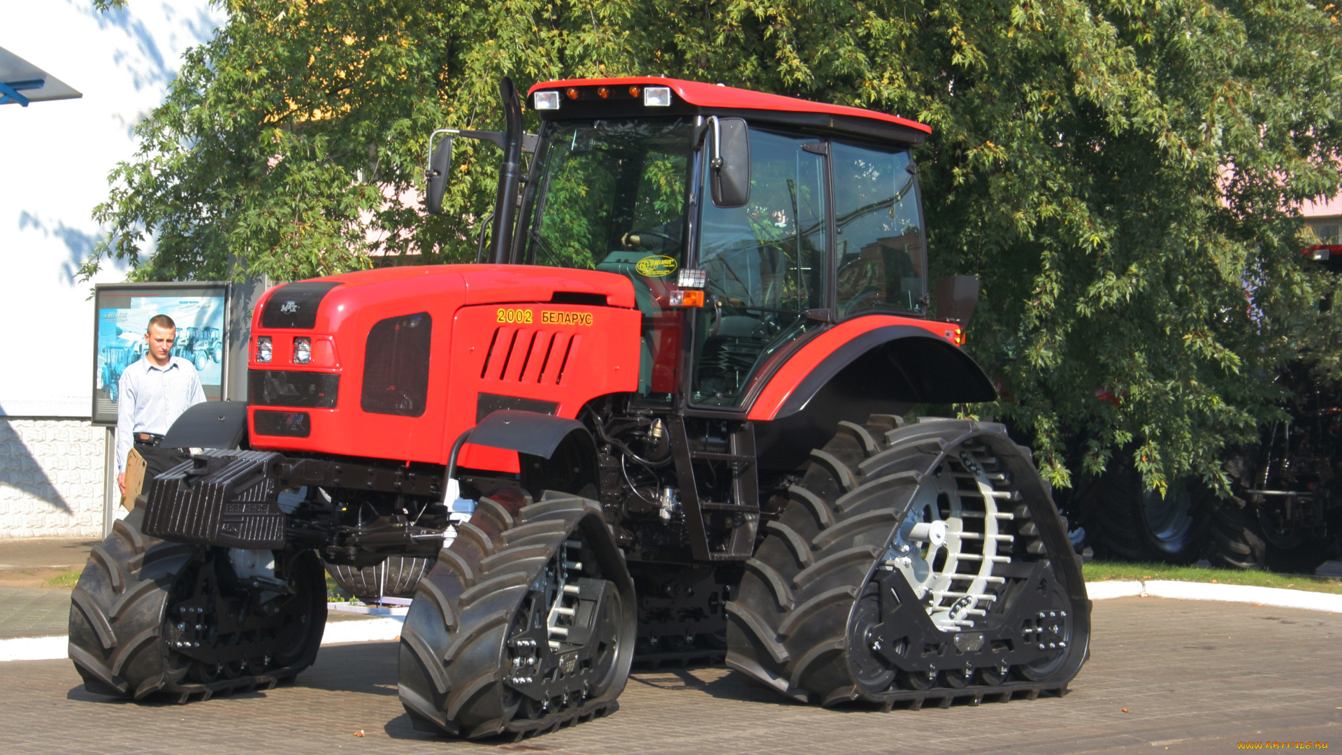 техника, тракторы, на, гусенецах, mtz, belarus