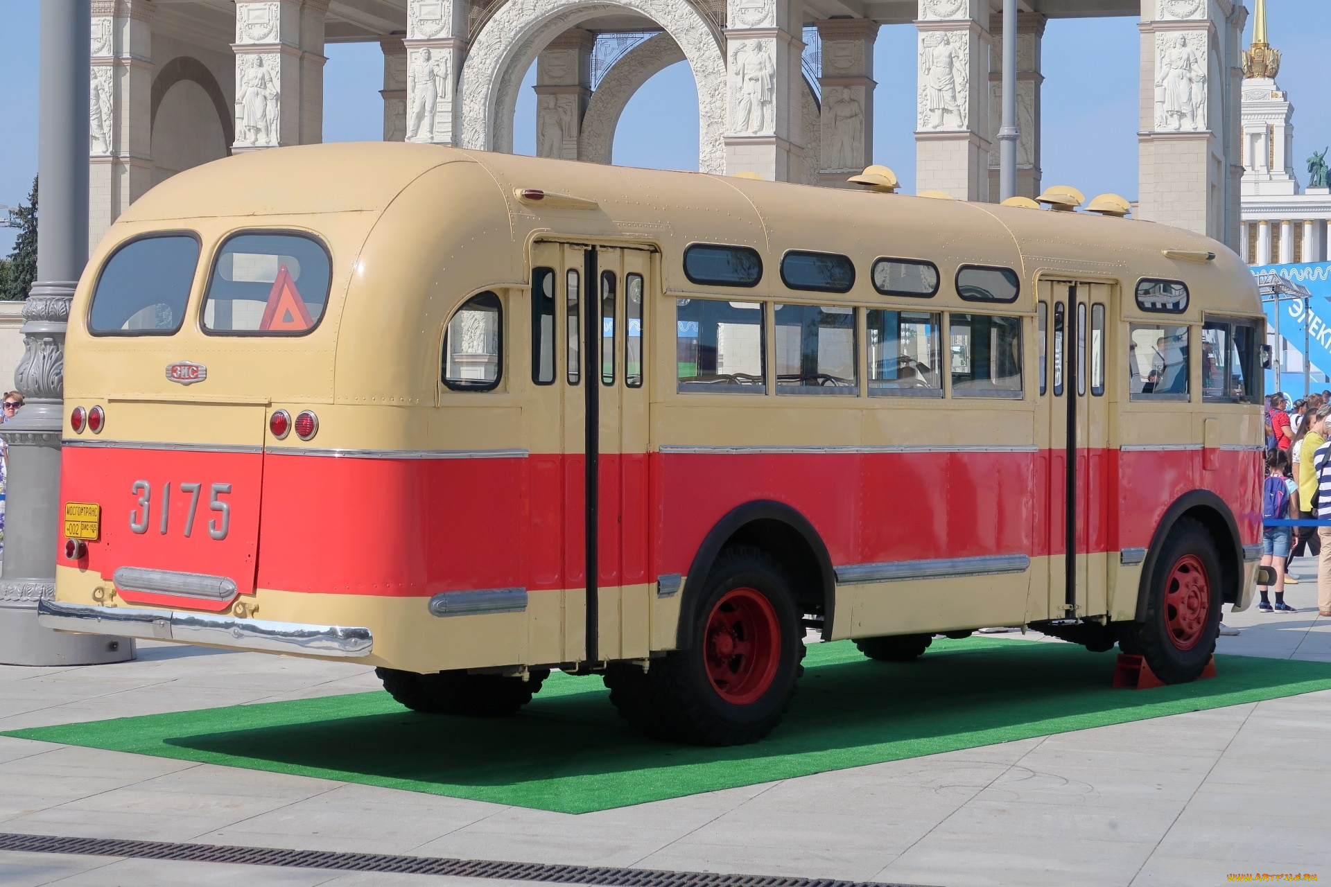 зис-, 155, автомобили, автобусы, зис-, 155, автобус, ретро