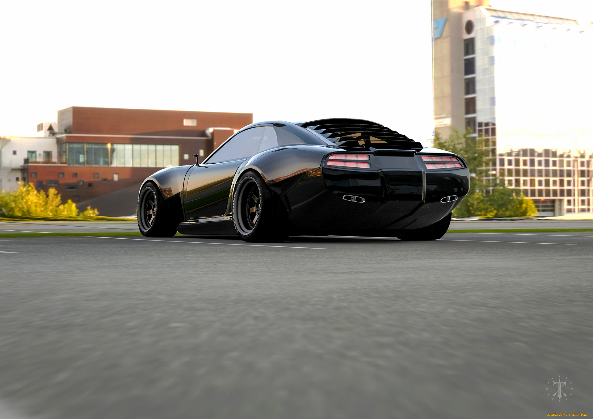 автомобили, 3д, pontiac