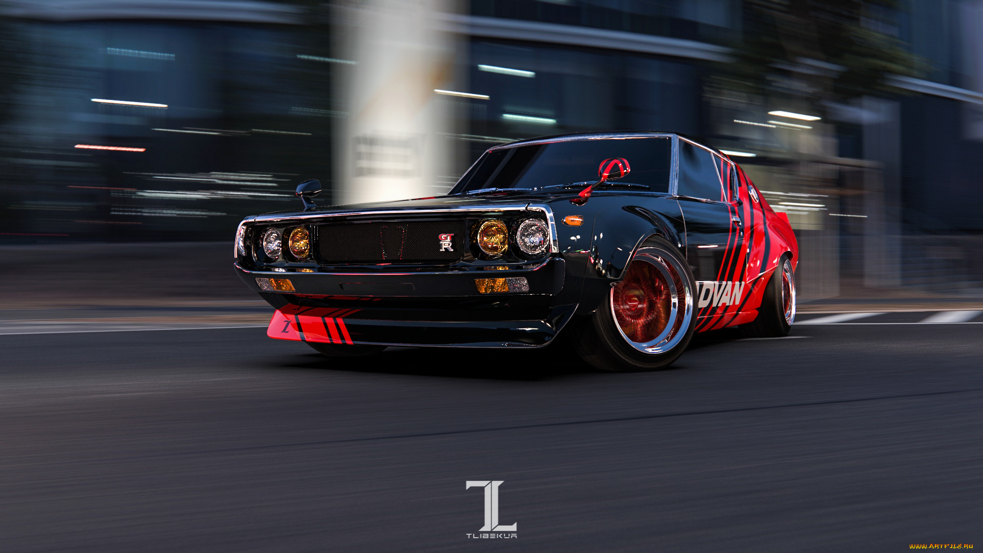 автомобили, 3д, nissan