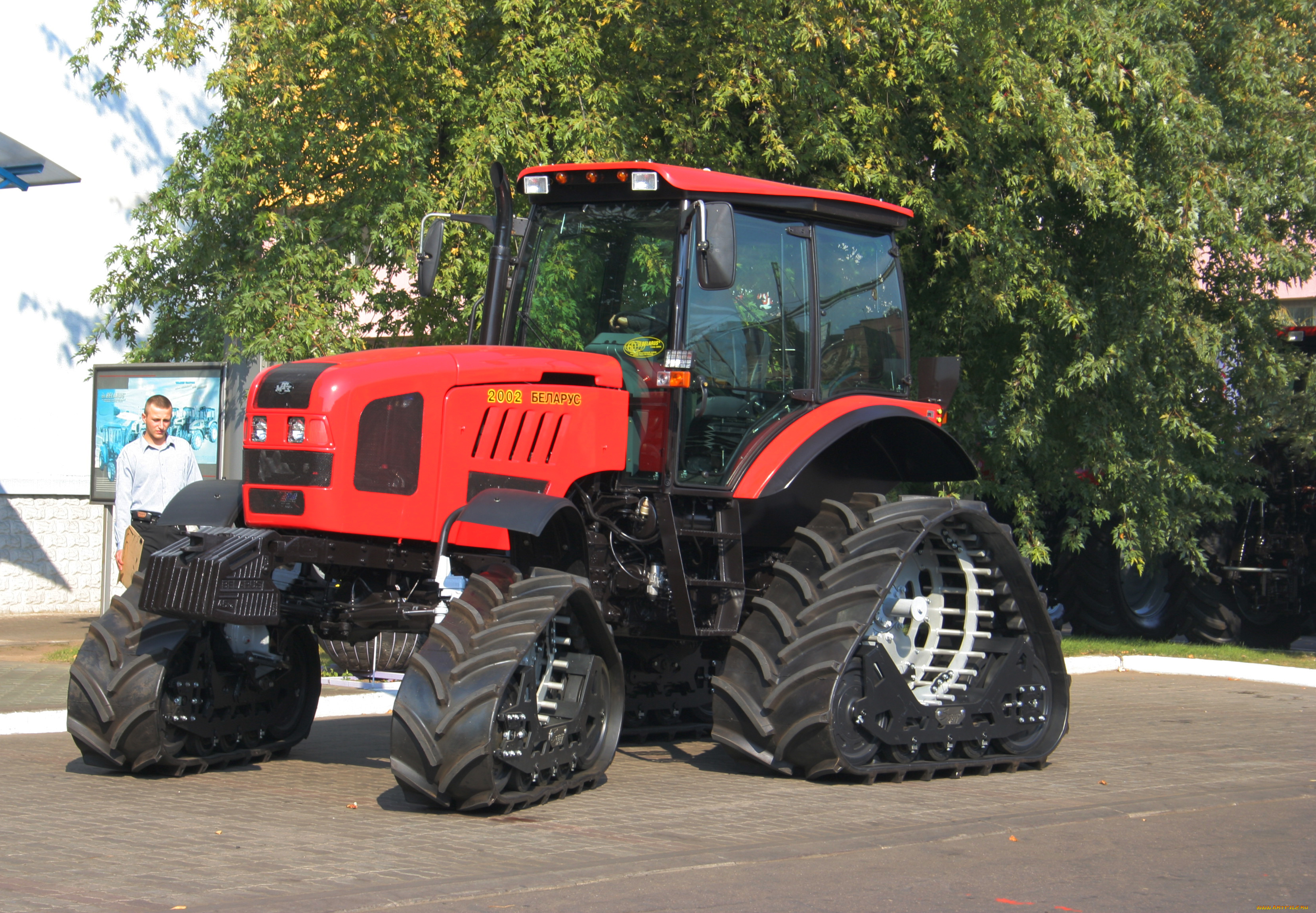 техника, тракторы, на, гусенецах, mtz, belarus