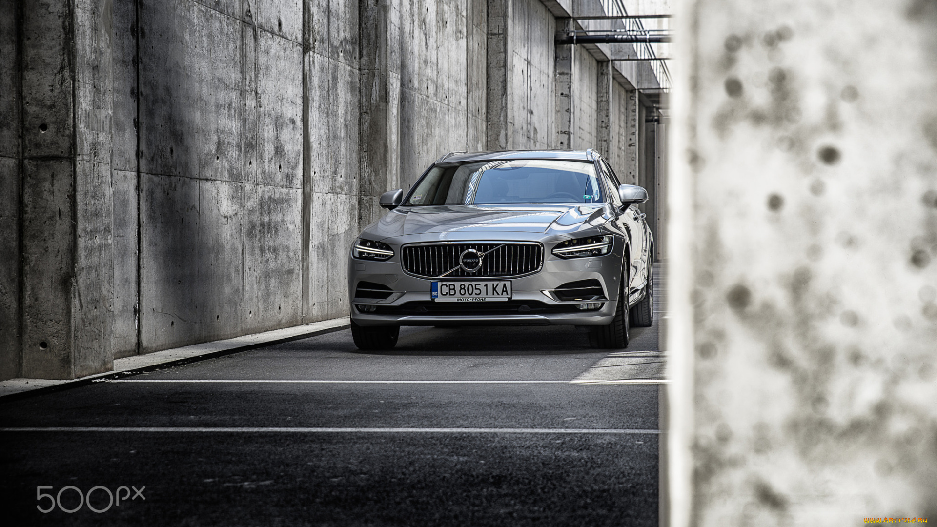 автомобили, volvo, v90, cc, автомобиль, асфальт, водяные, знаки, 500px, шведские, универсал