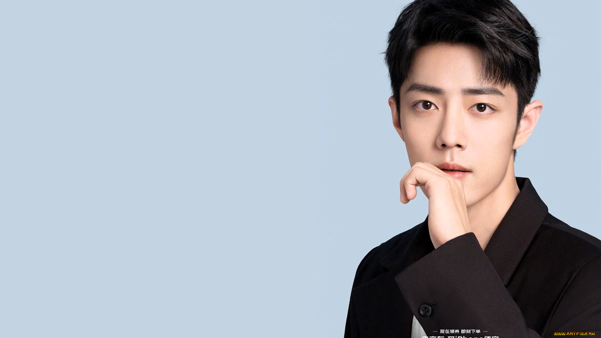 мужчины, xiao, zhan, актер, лицо, пиджак