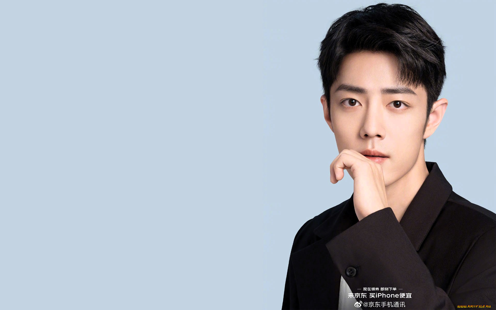 мужчины, xiao, zhan, актер, лицо, пиджак