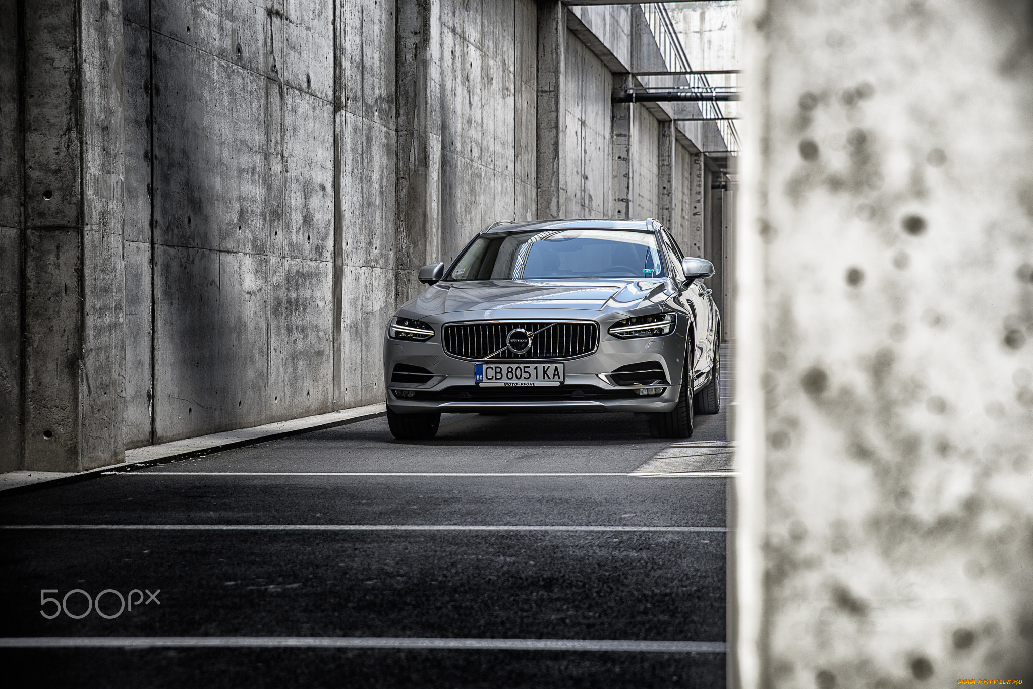 автомобили, volvo, v90, cc, автомобиль, асфальт, водяные, знаки, 500px, шведские, универсал
