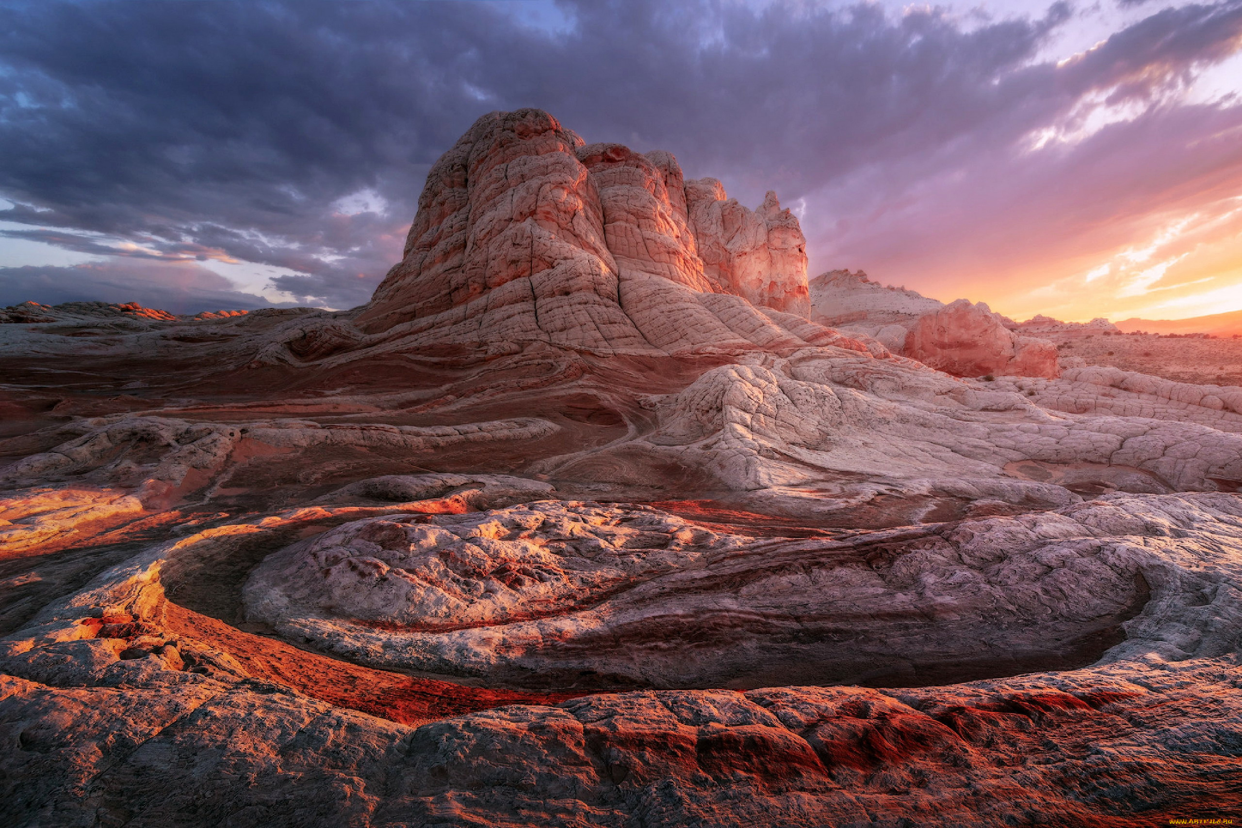 white, pocket, arizona, природа, горы, white, pocket