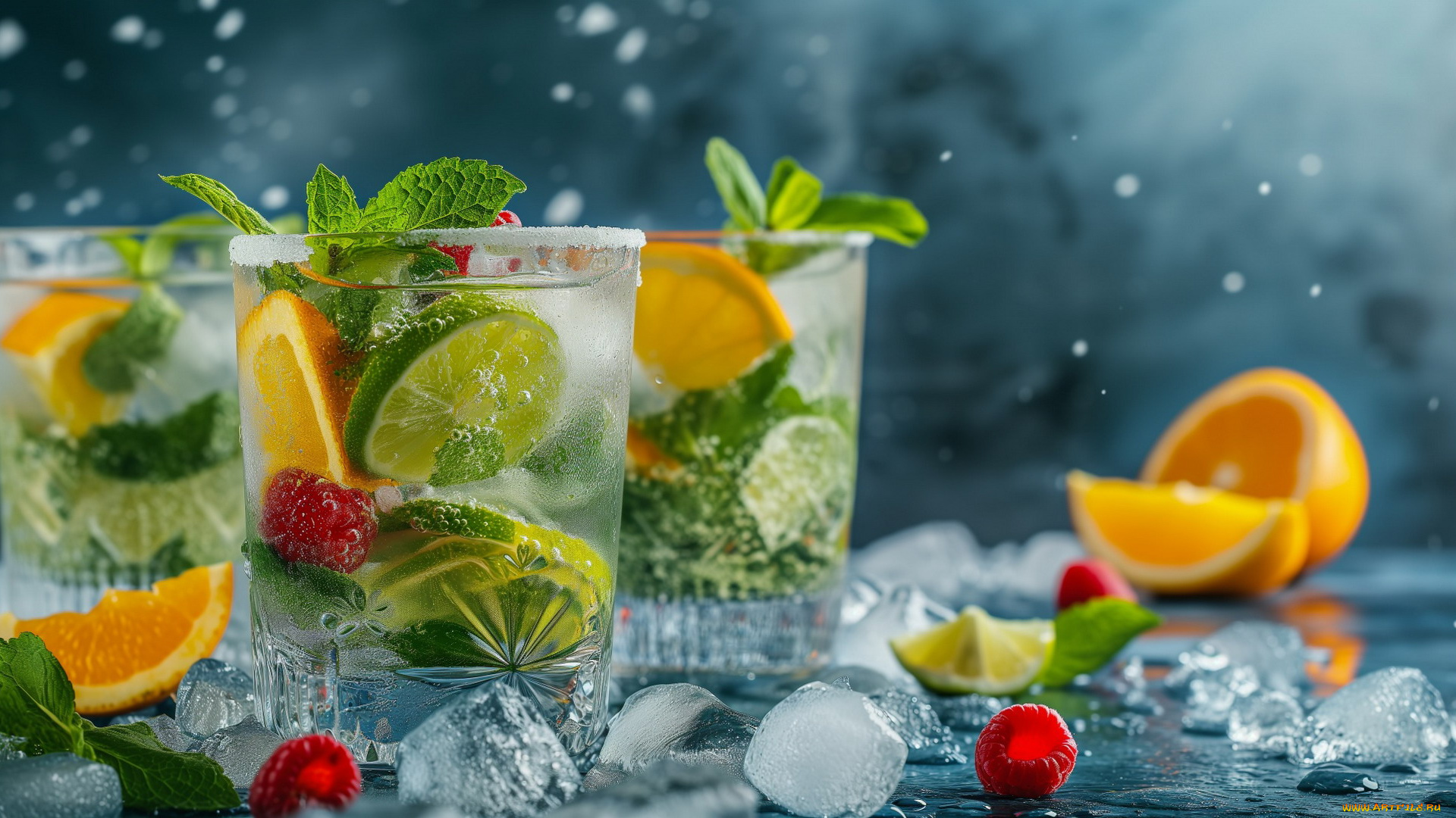 3д, графика, еда-, food, коктейль, мохито