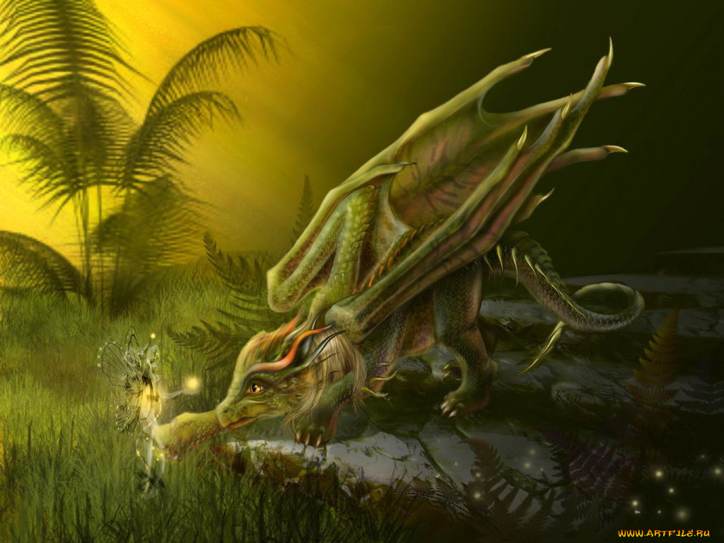 фэнтези, драконы