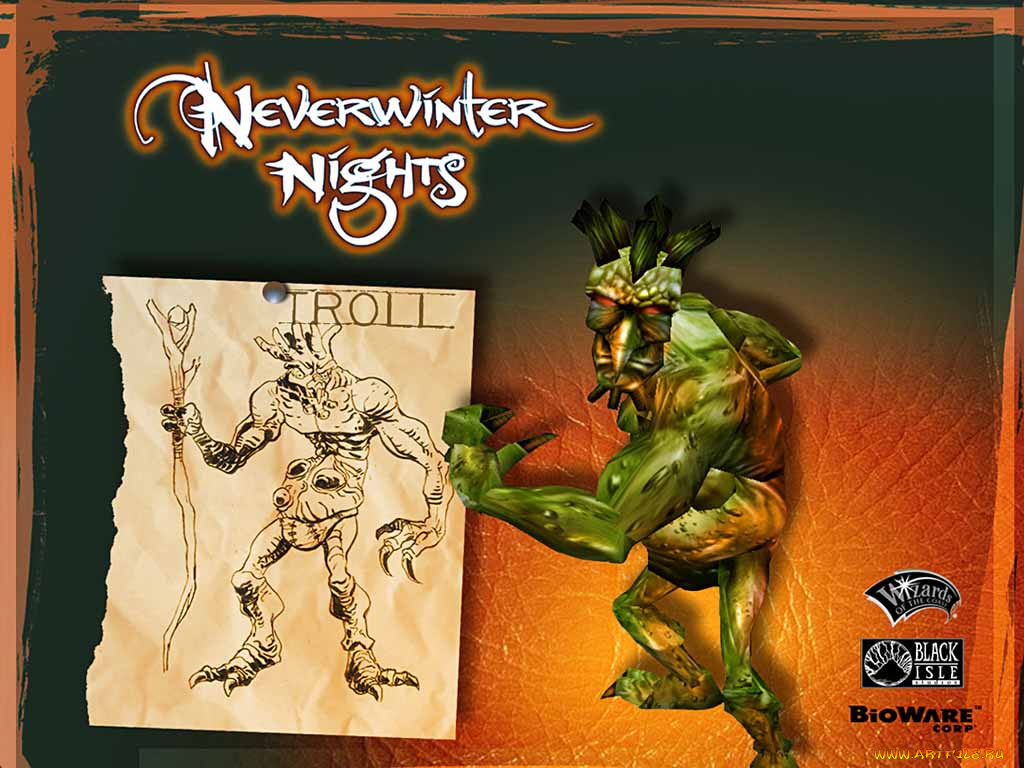 видео, игры, neverwinter, nights