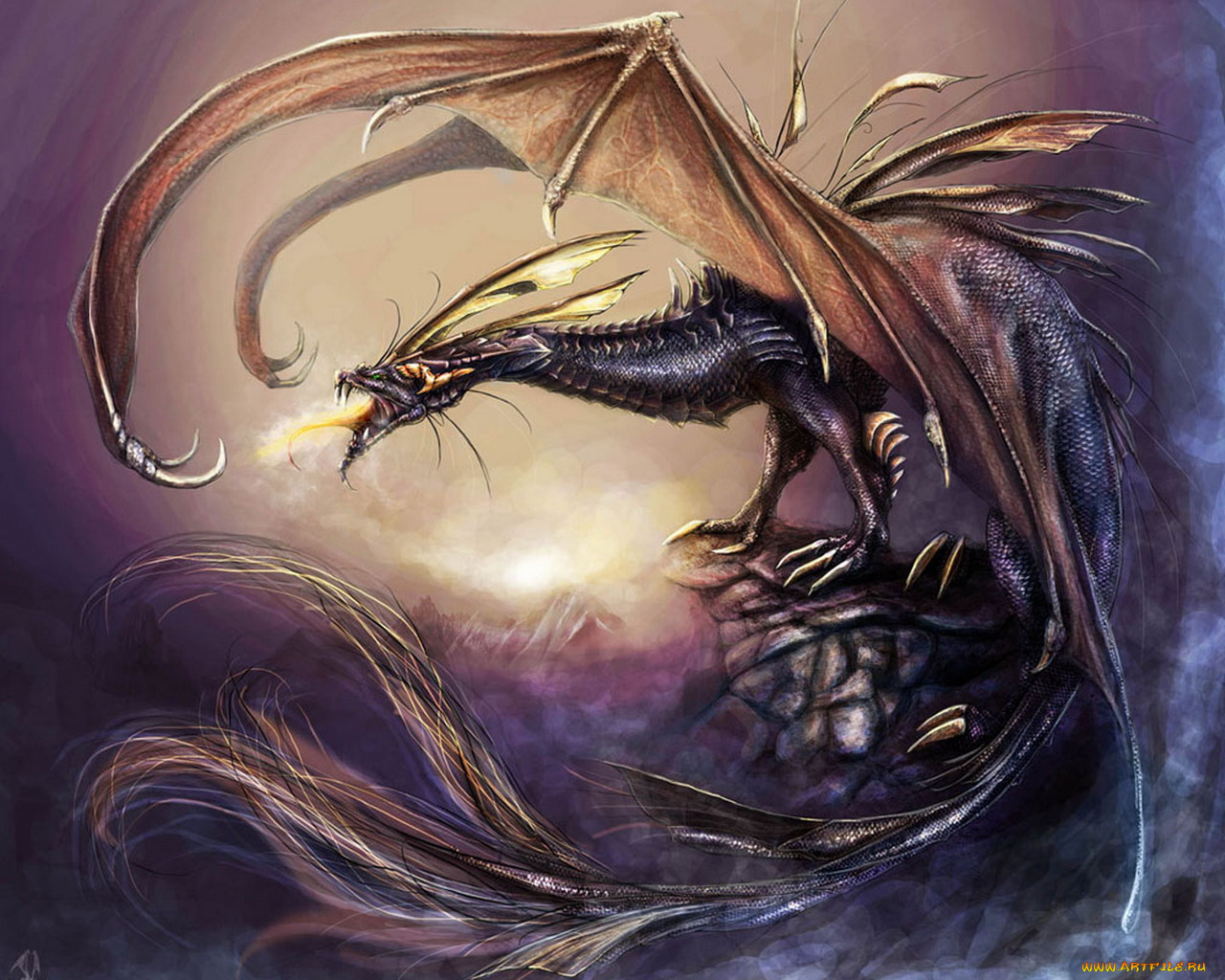 фэнтези, драконы