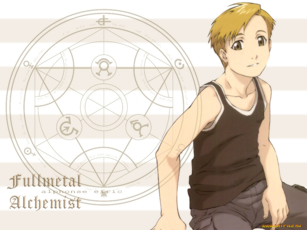 аниме, fullmetal, alchemist