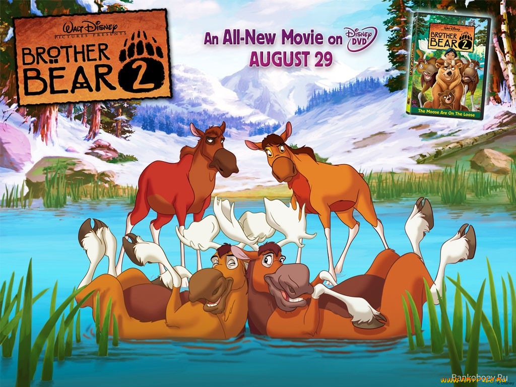 мультфильмы, brother, bear