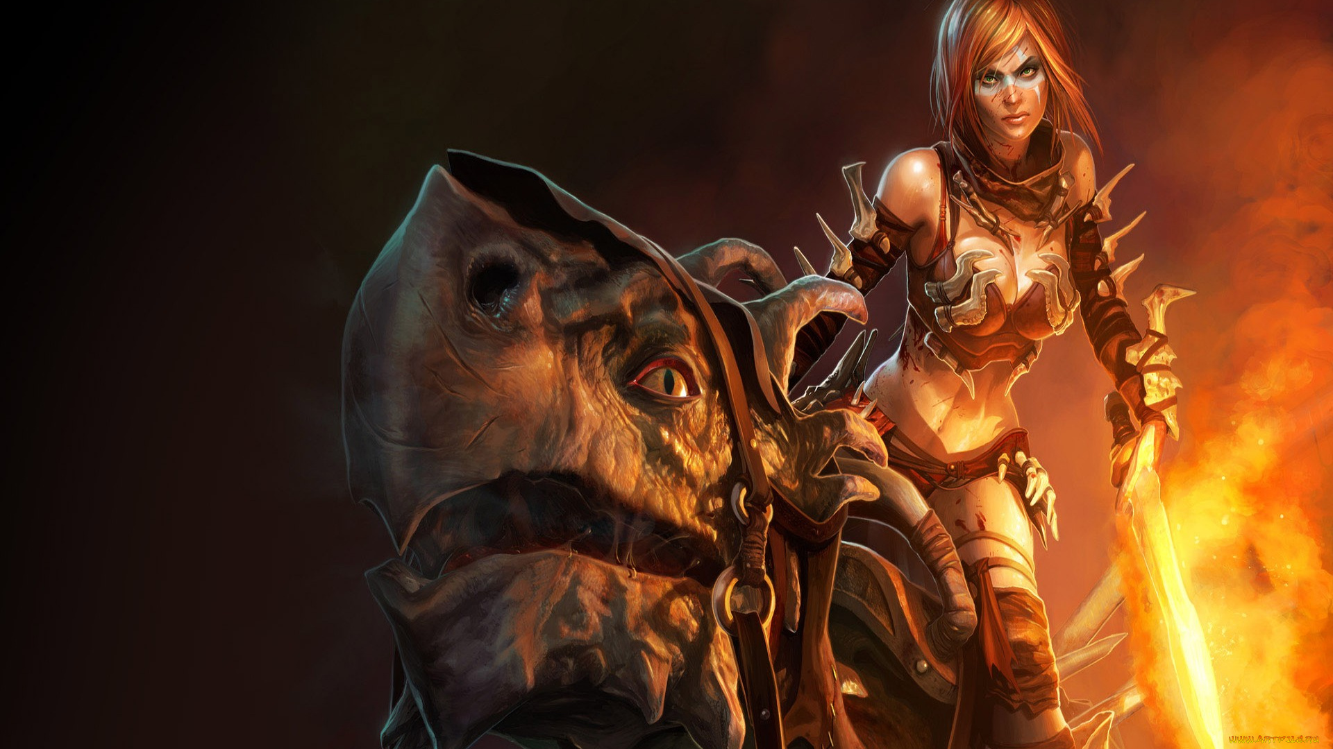 видео, игры, golden, axe, beast, rider