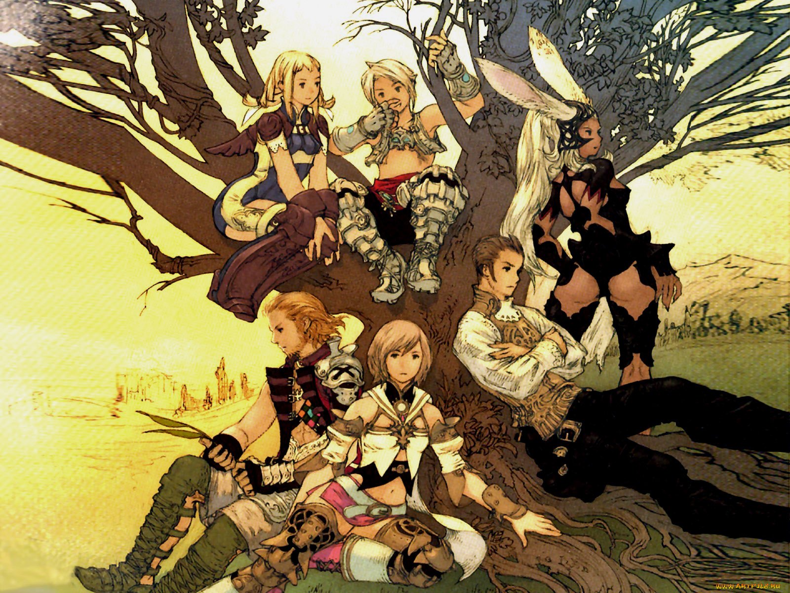 аниме, final, fantasy