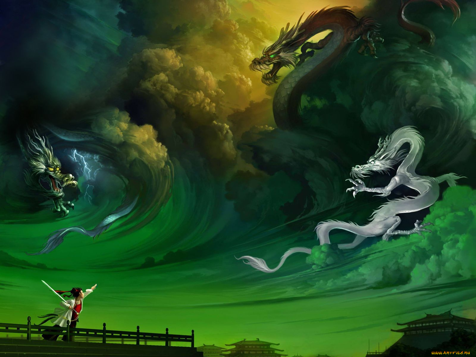 фэнтези, драконы