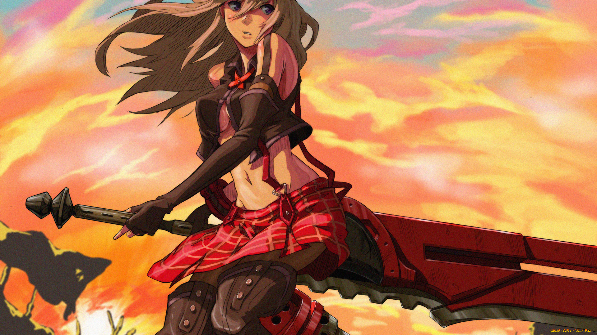 аниме, god, eater, arisa, iriinchina, amieera