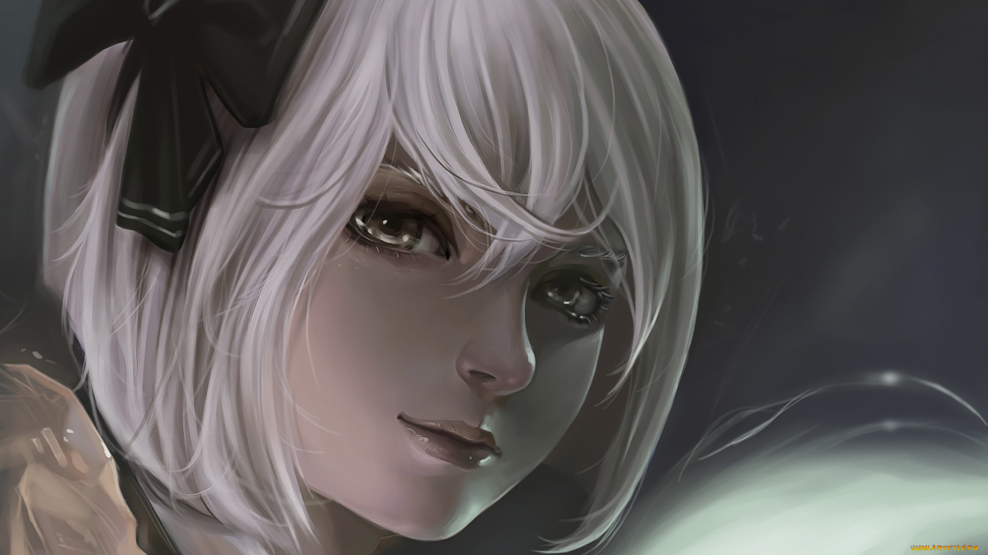 аниме, touhou, лицо, девочка