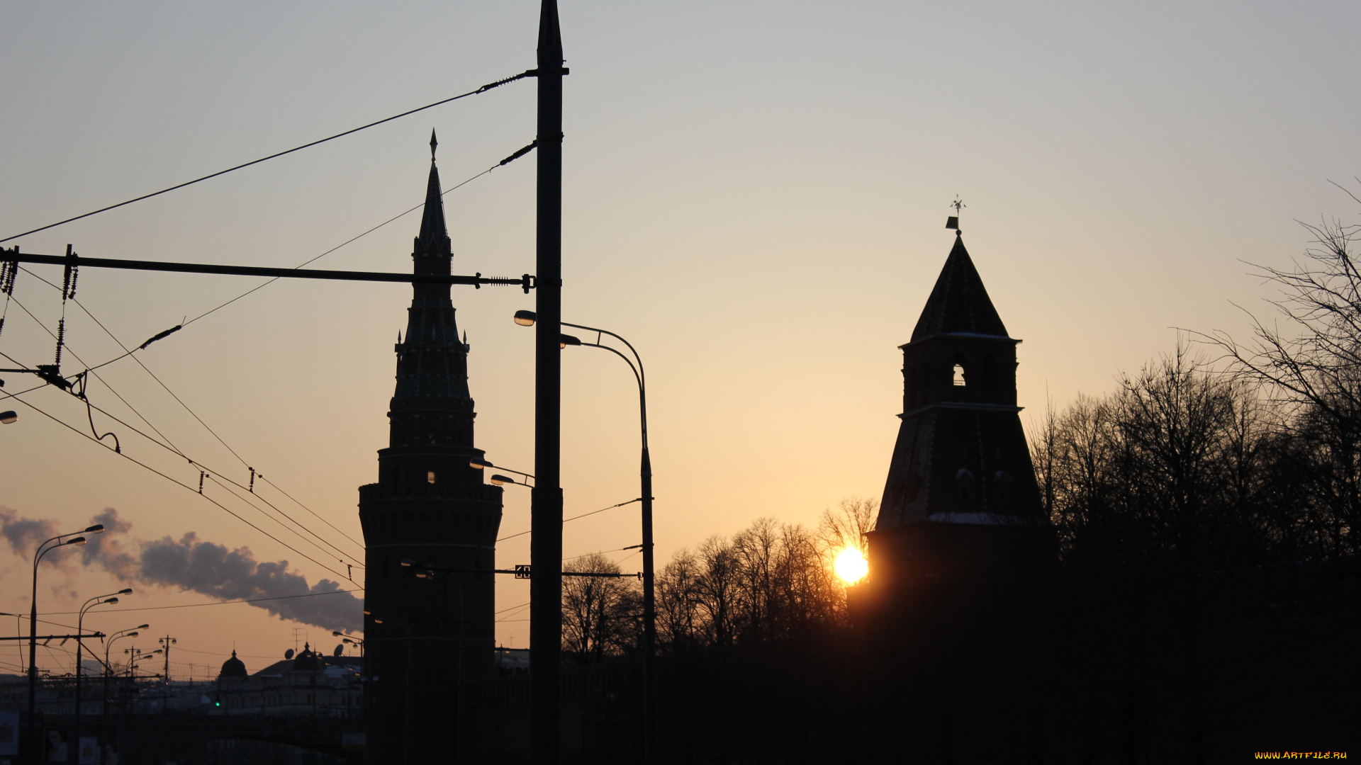 города, москва, россия, московский, кремль