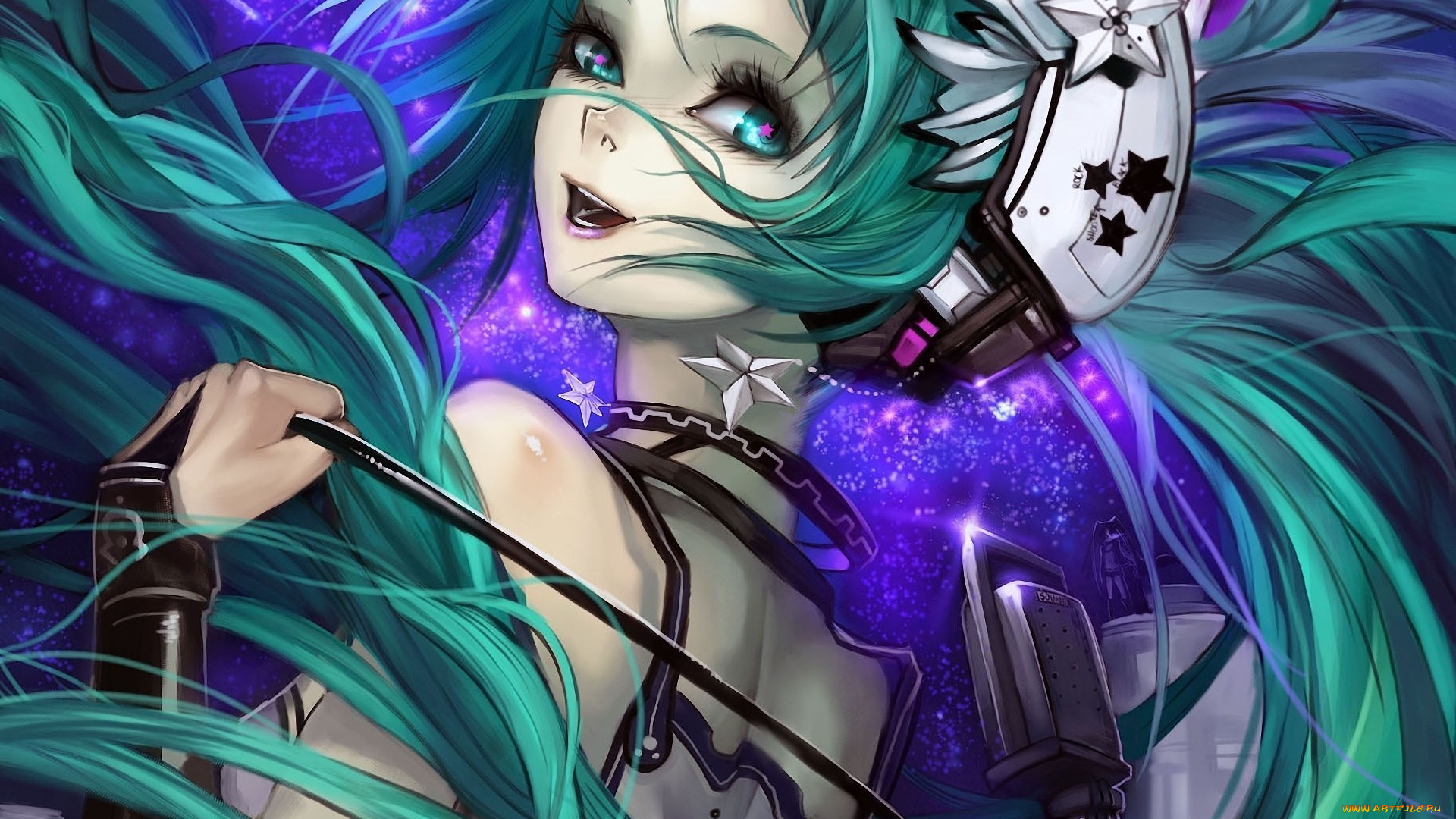 vocaloid, аниме, hatsune, miku