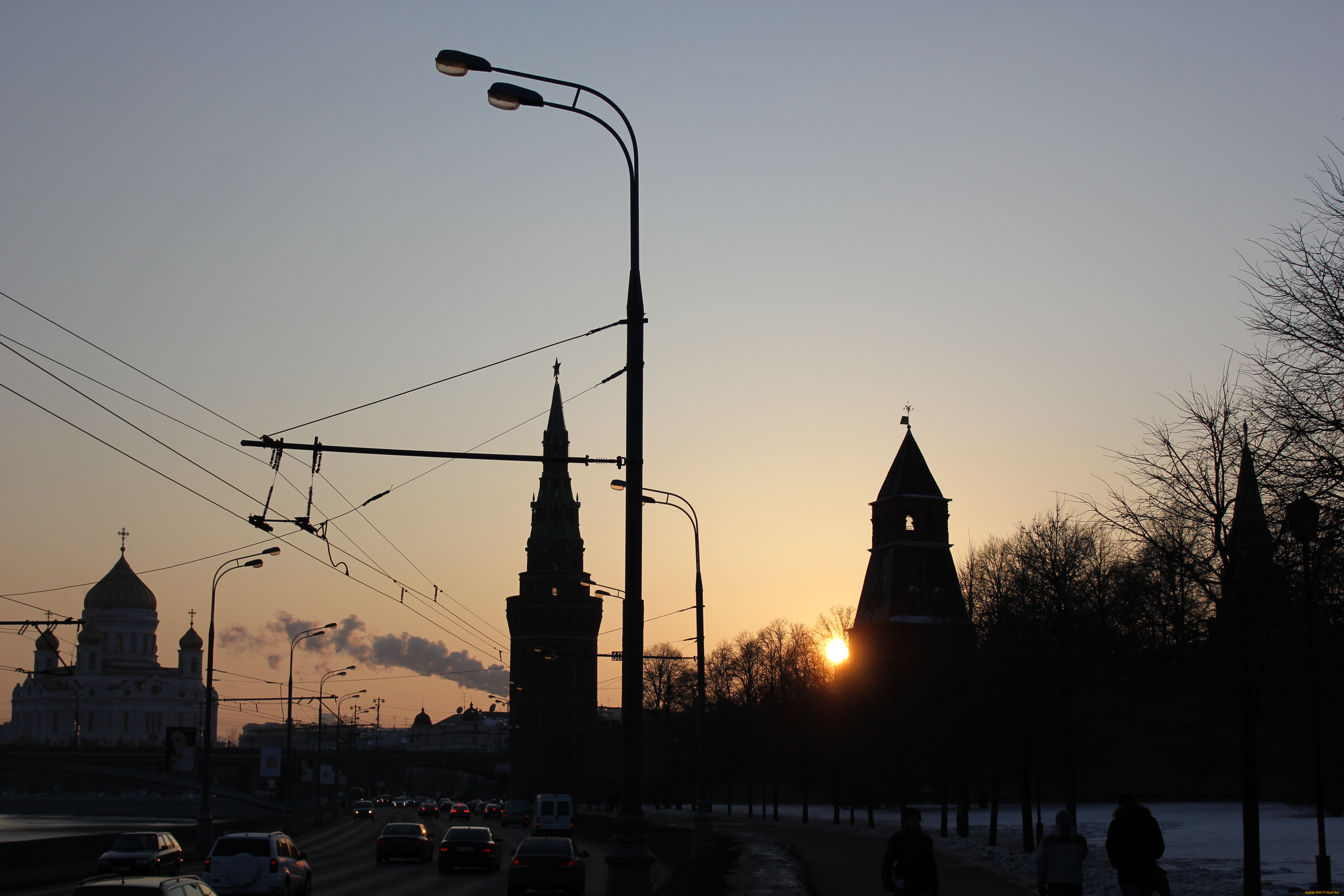 города, москва, россия, московский, кремль